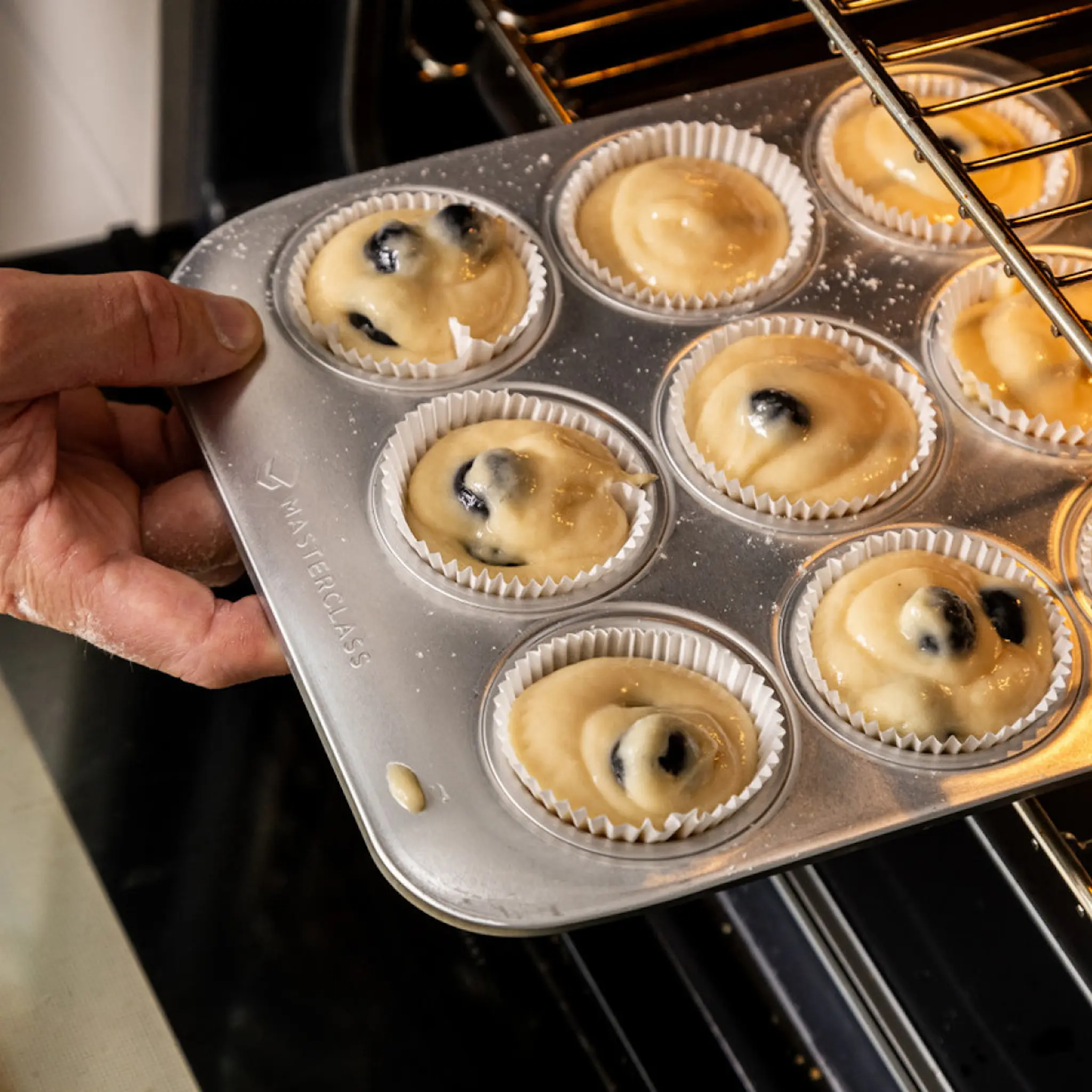 MasterClass Recycled Aluminium muffinsplåt för 9 muffins