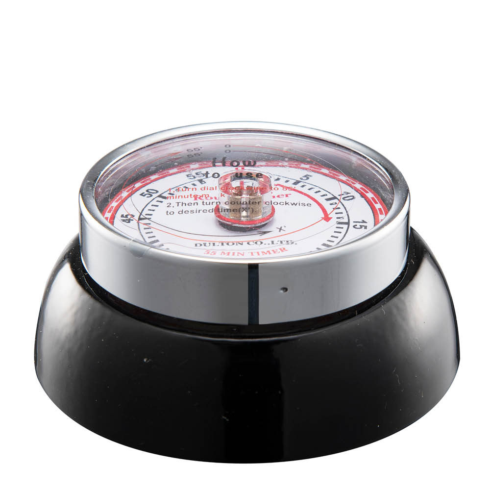Modern House Dulton timer Ø7 cm svart