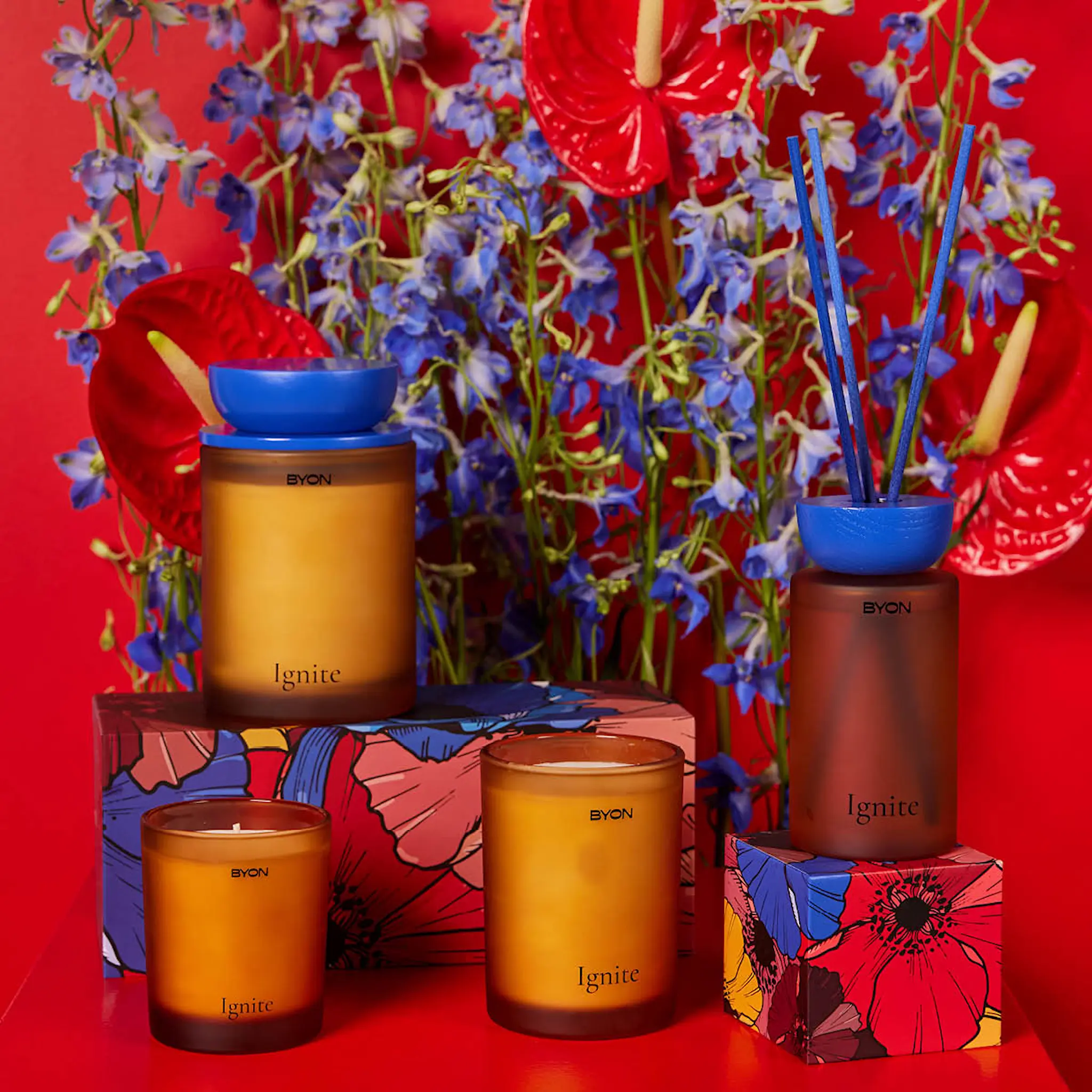 ByOn Ignite Doftljus 55h brinntid Amber