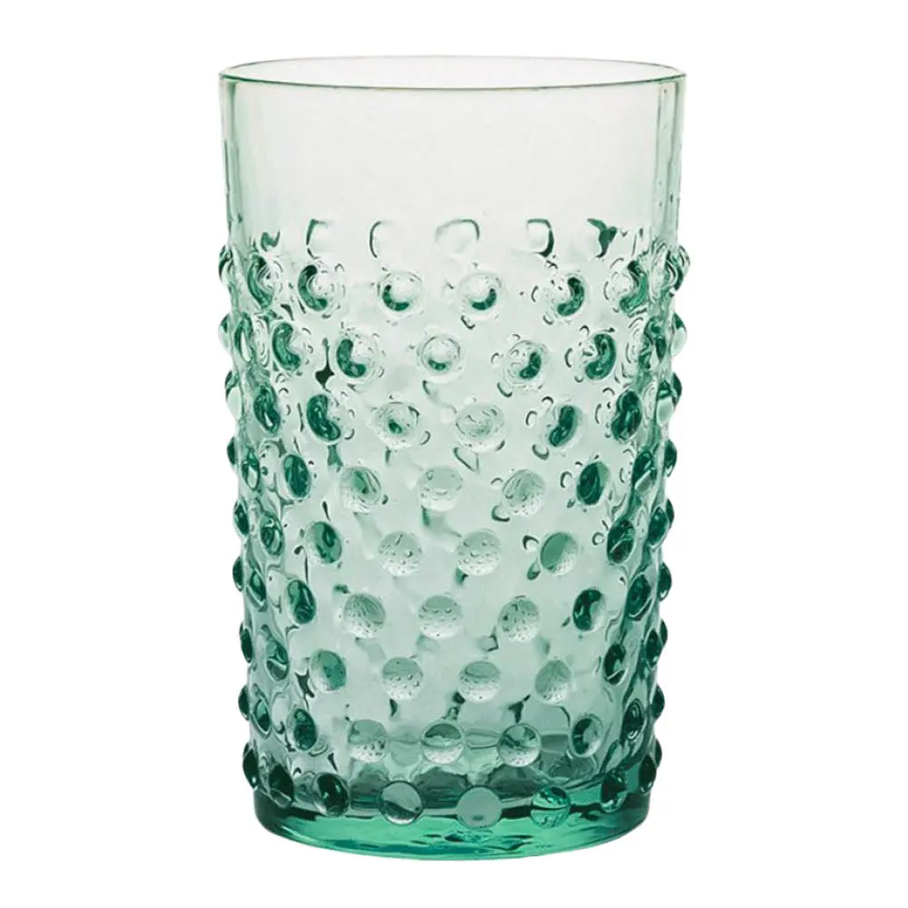 Hobnail glass 20 cl beryl