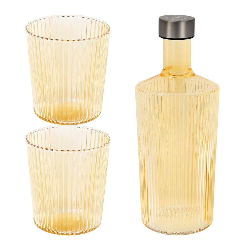 Paveau - Ribbed Elegance Lahjapakkaus Cable 3 osaa Keltainen