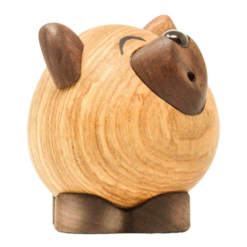 FableWood Puufiguuri Susi Wulf 8 cm Saarni/Pähkinä