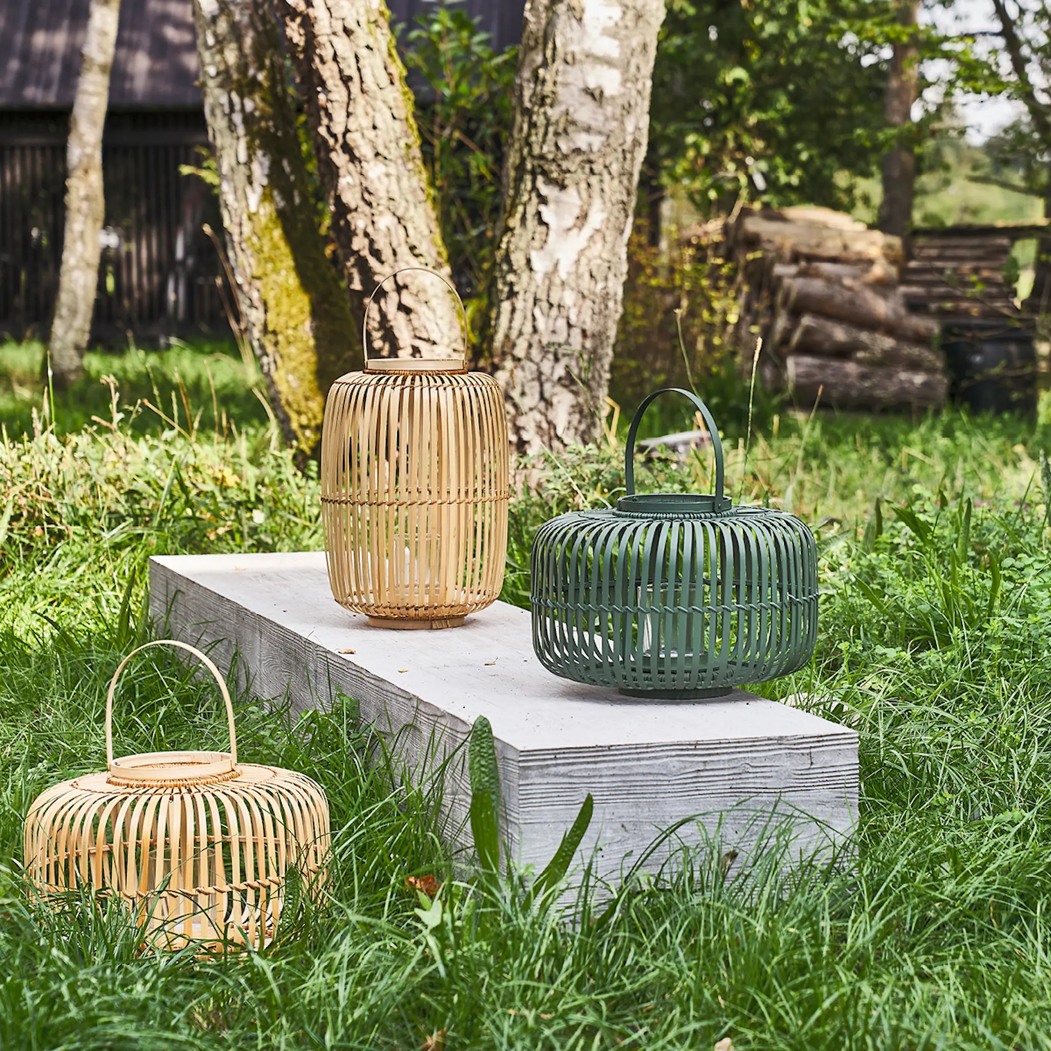 Villa Collection Alia Lykta Bambu 28x40 cm Natur
