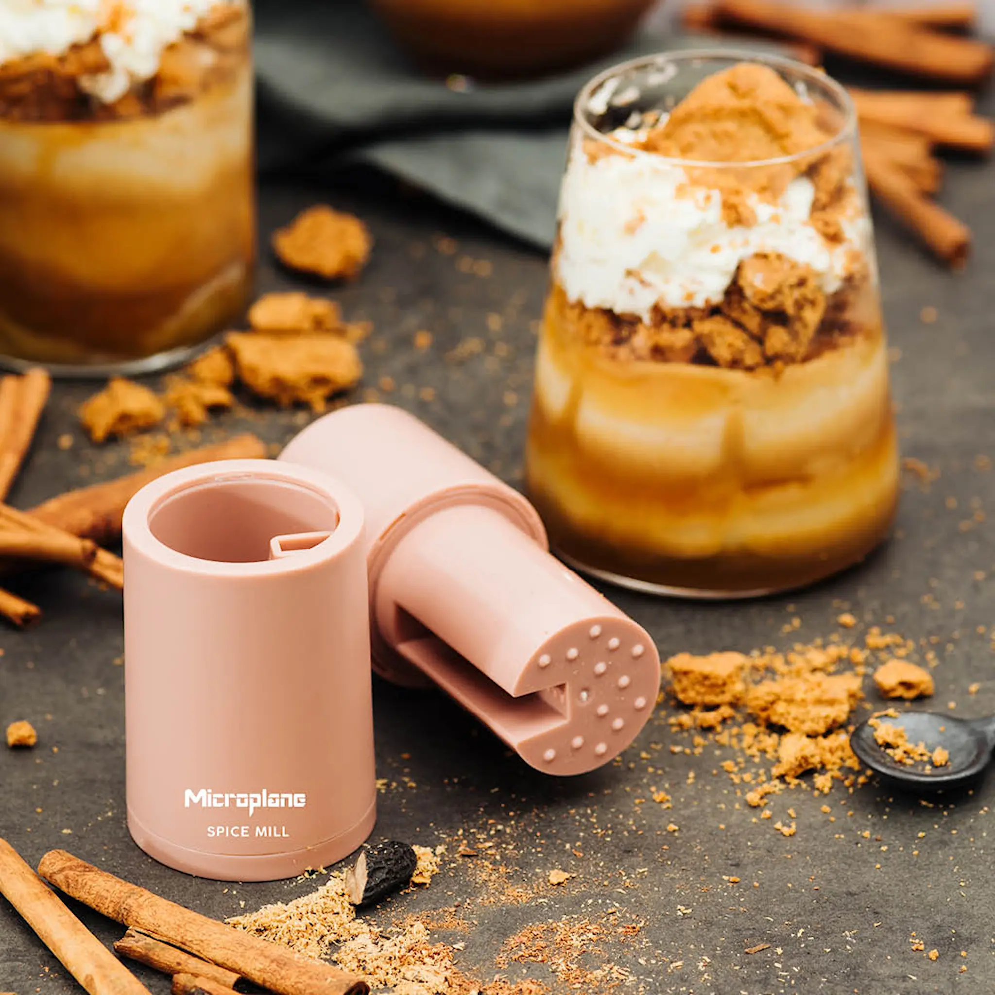 Microplane Spice Mill kryddkvarn 12 cm dusty rose