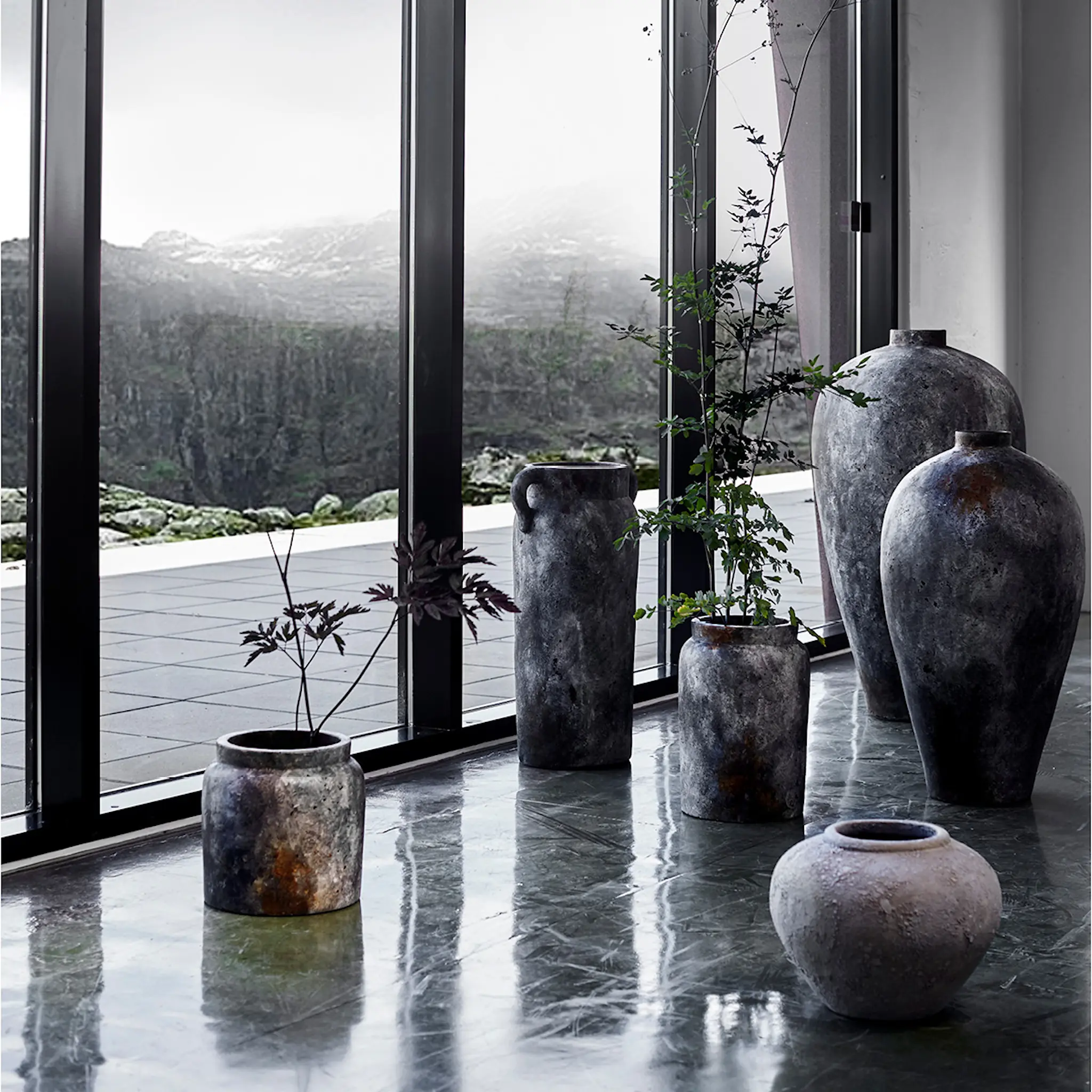 Muubs Echo kruka 25x30 cm grå