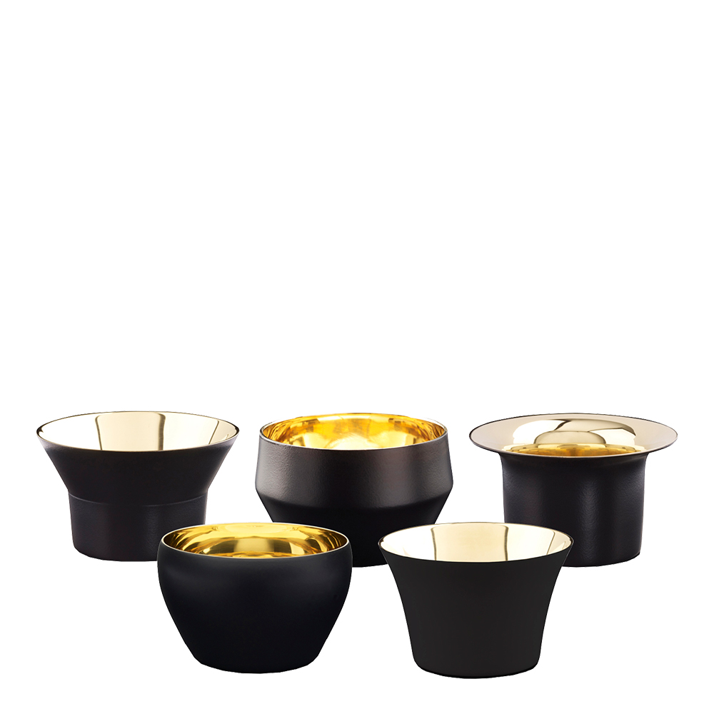 Skultuna Kin lyslykt 5 stk svart