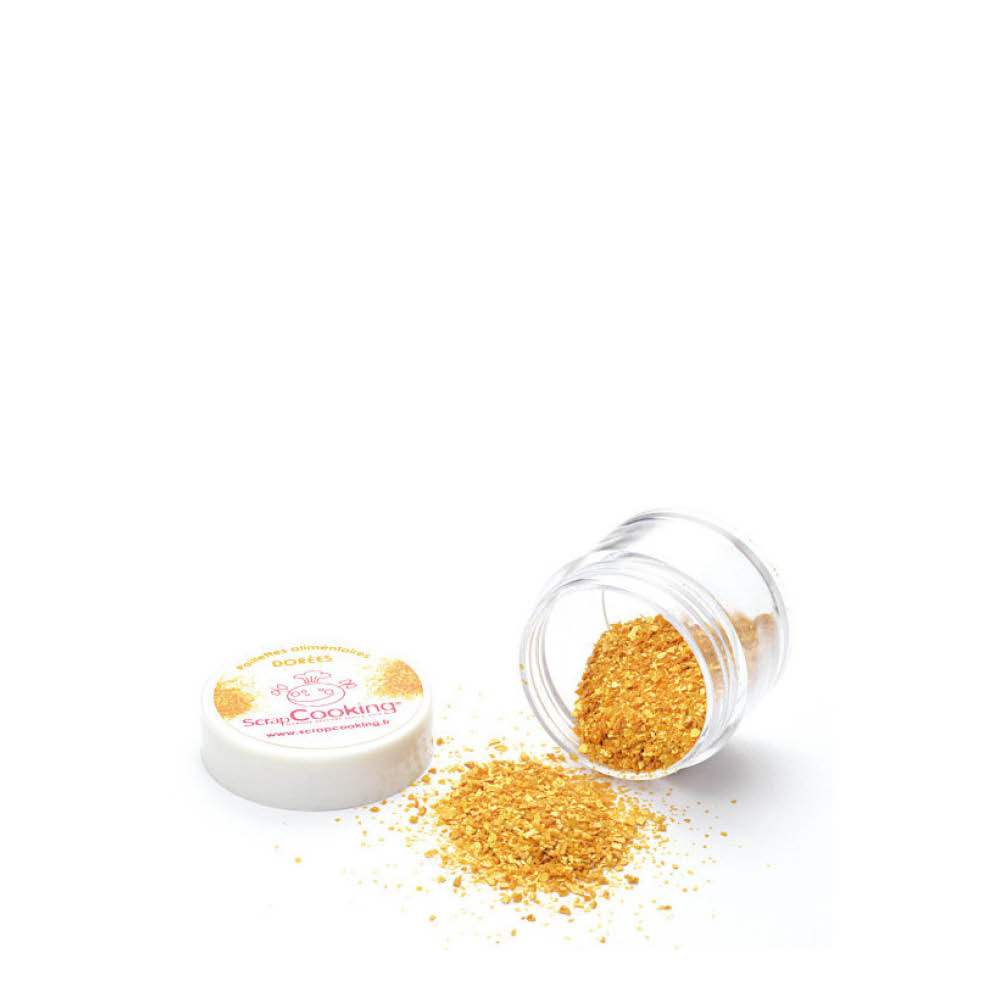 ScrapCooking Glitter ätbart 5g guld