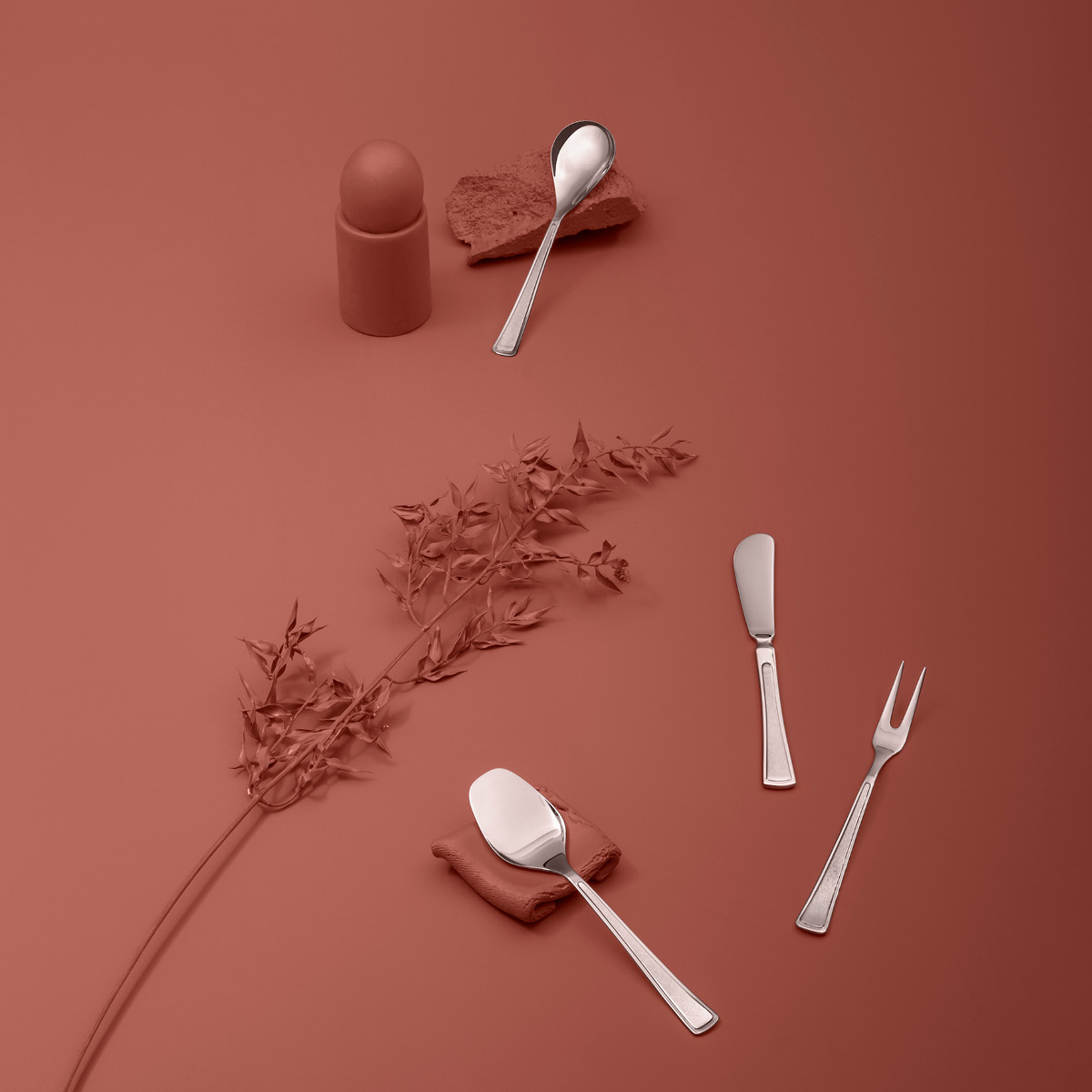 Hardanger bestikk Ramona Tesked 12,5 cm