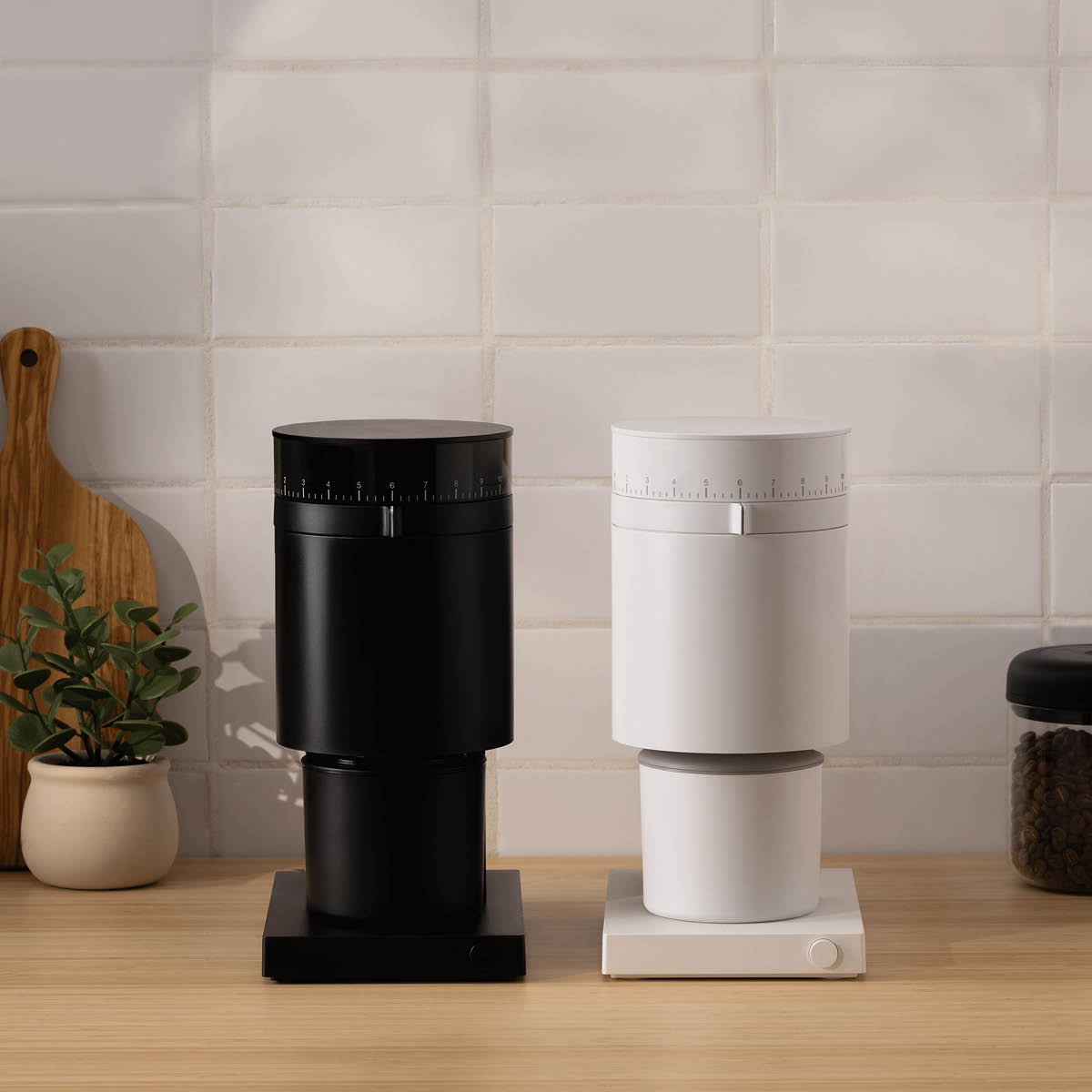 Fellow Opus Kaffekvarn Matt Vit