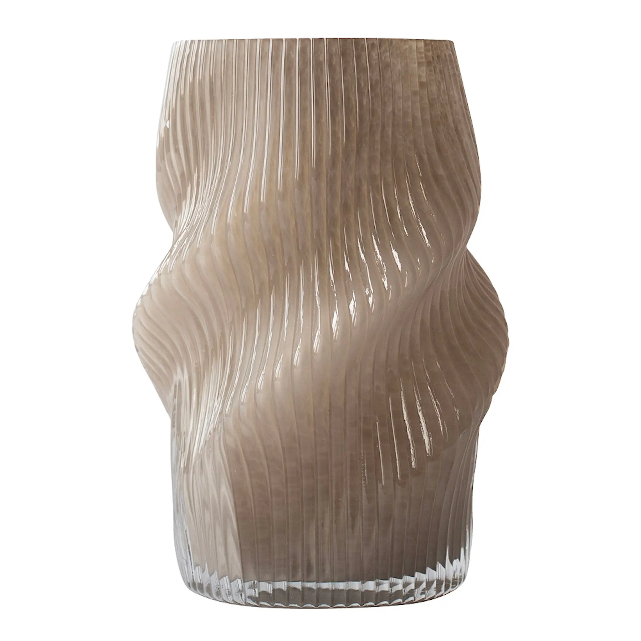 Tell Me More Fano Vas 25 cm Taupe