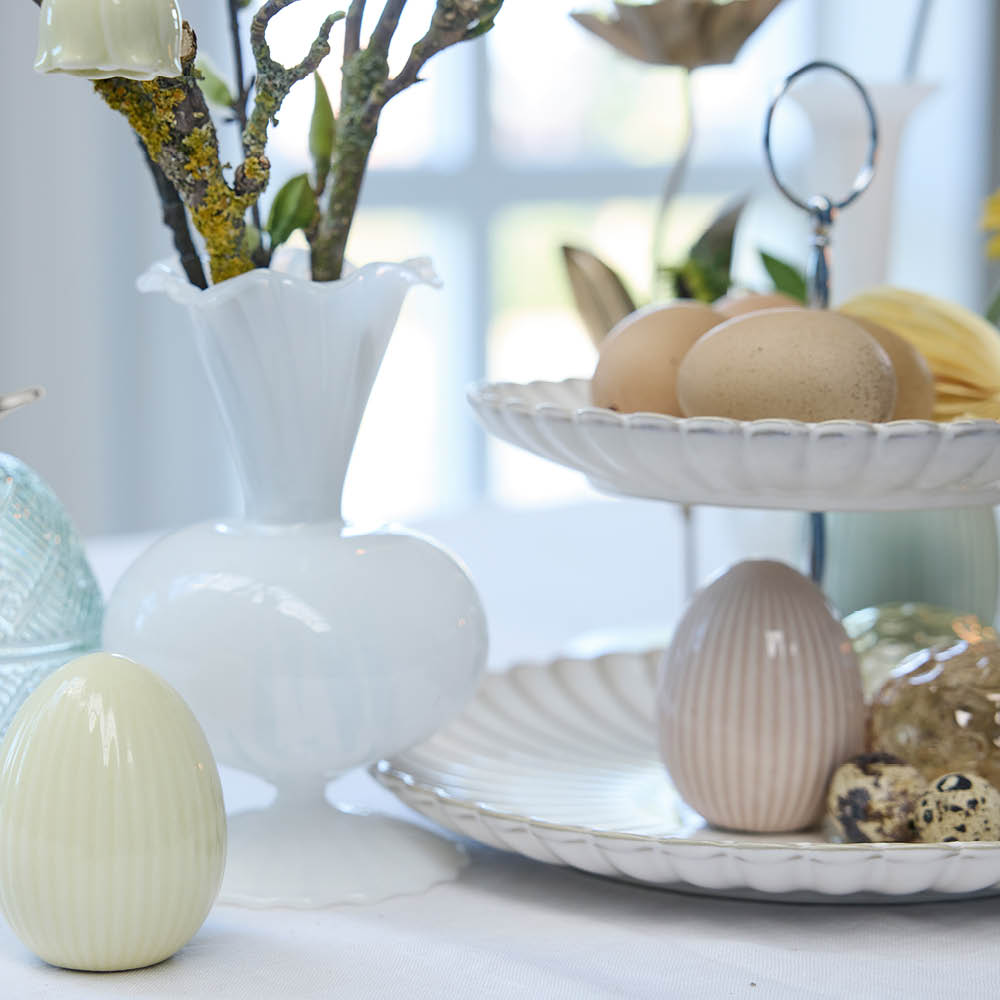 Lene Bjerre Delinne Pääsiäiskoriste kananmuna 7,7 cm Vaaleanpunainen