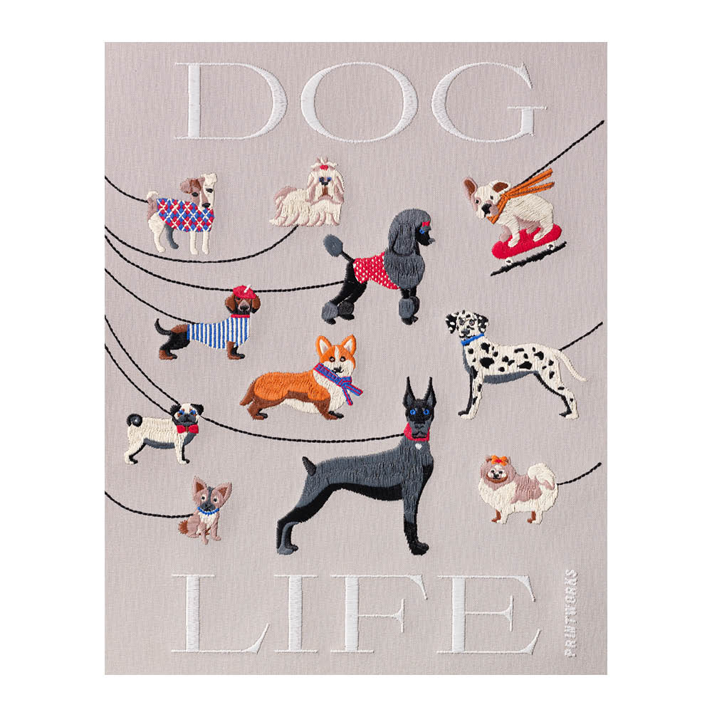 Printworks - Kirjailtu valokuva-albumi 33x27 cm Dog Life