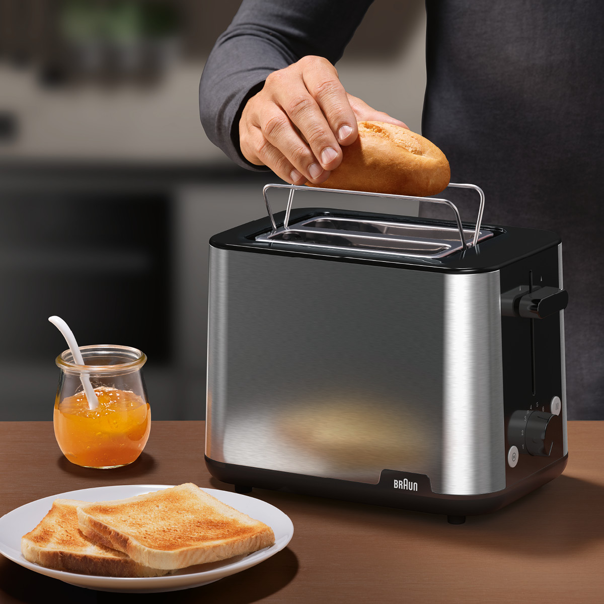 Braun Purshine Brödrost HT1510.BK Svart