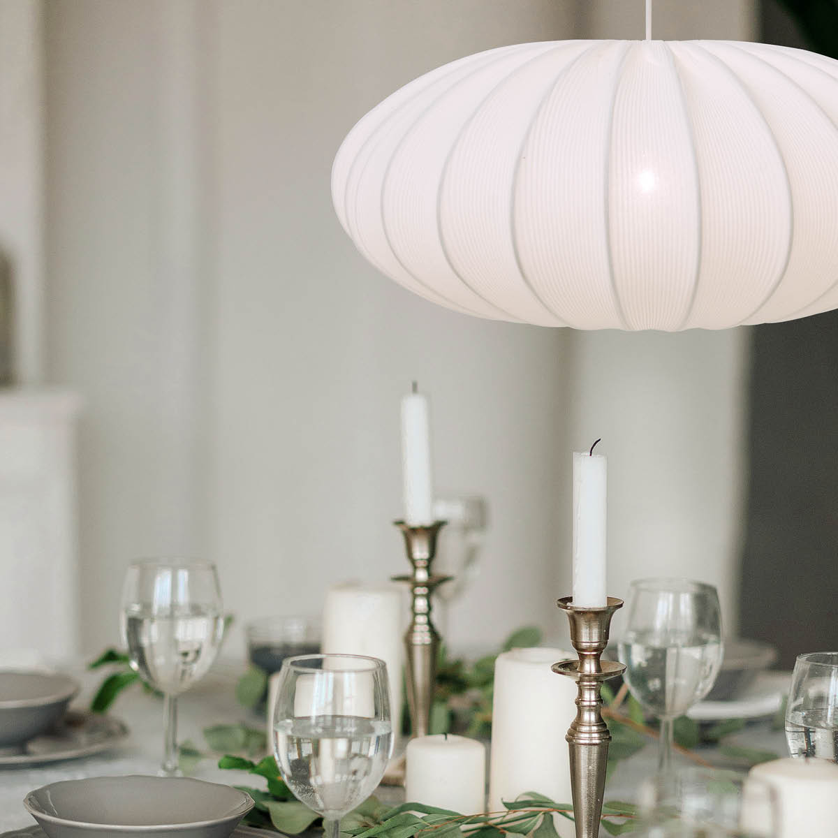 Aneta Lighting Mamsell taklampe 55 cm hvit
