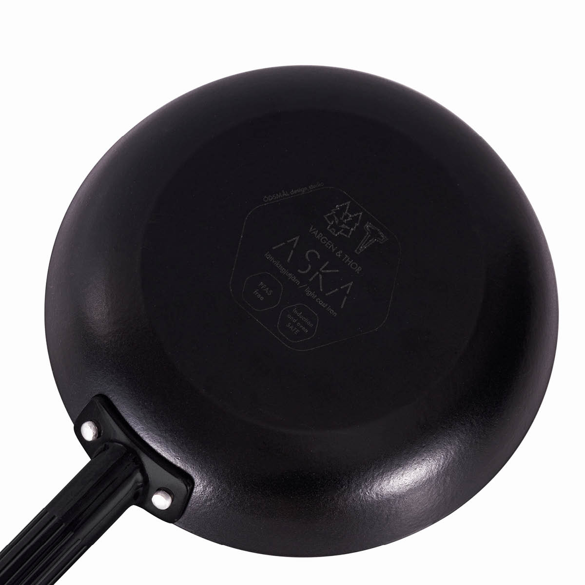 Vargen & Thor Aska støpejernspanne 24 cm svart