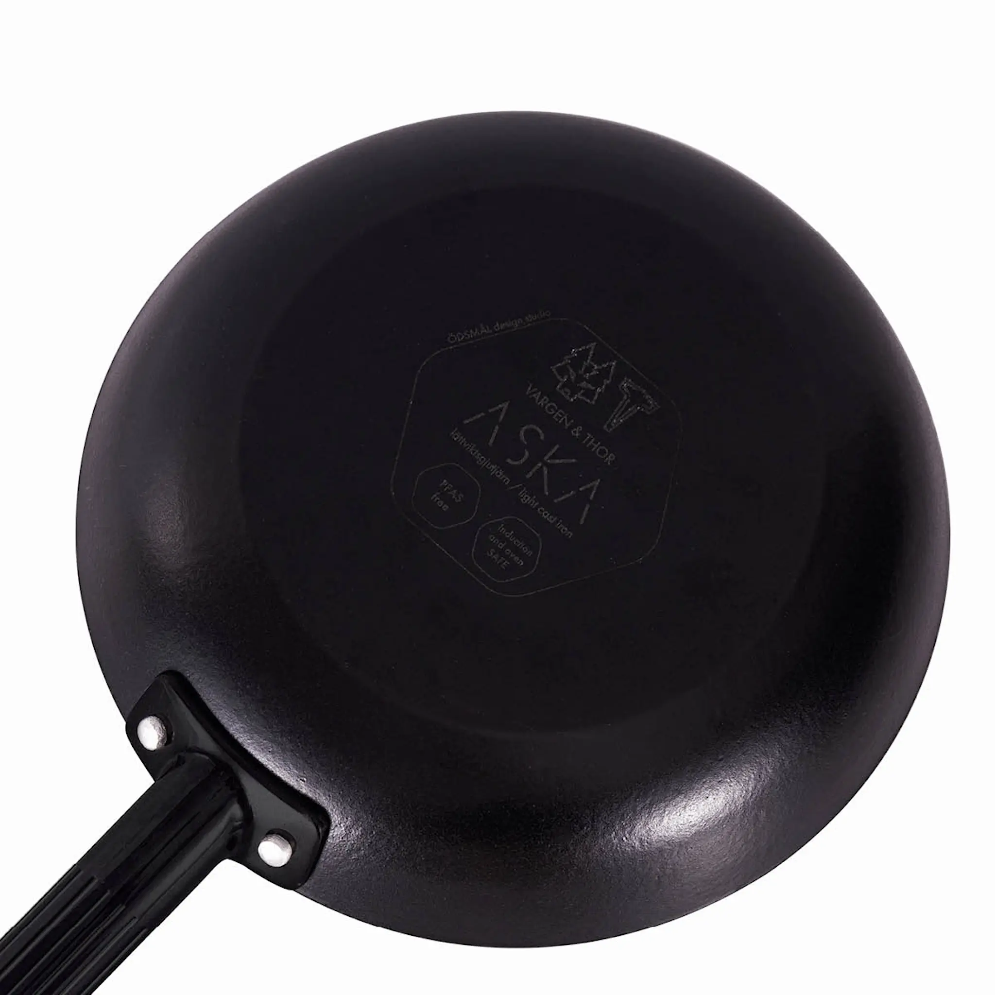 Vargen & Thor Aska støpejernspanne 24 cm svart