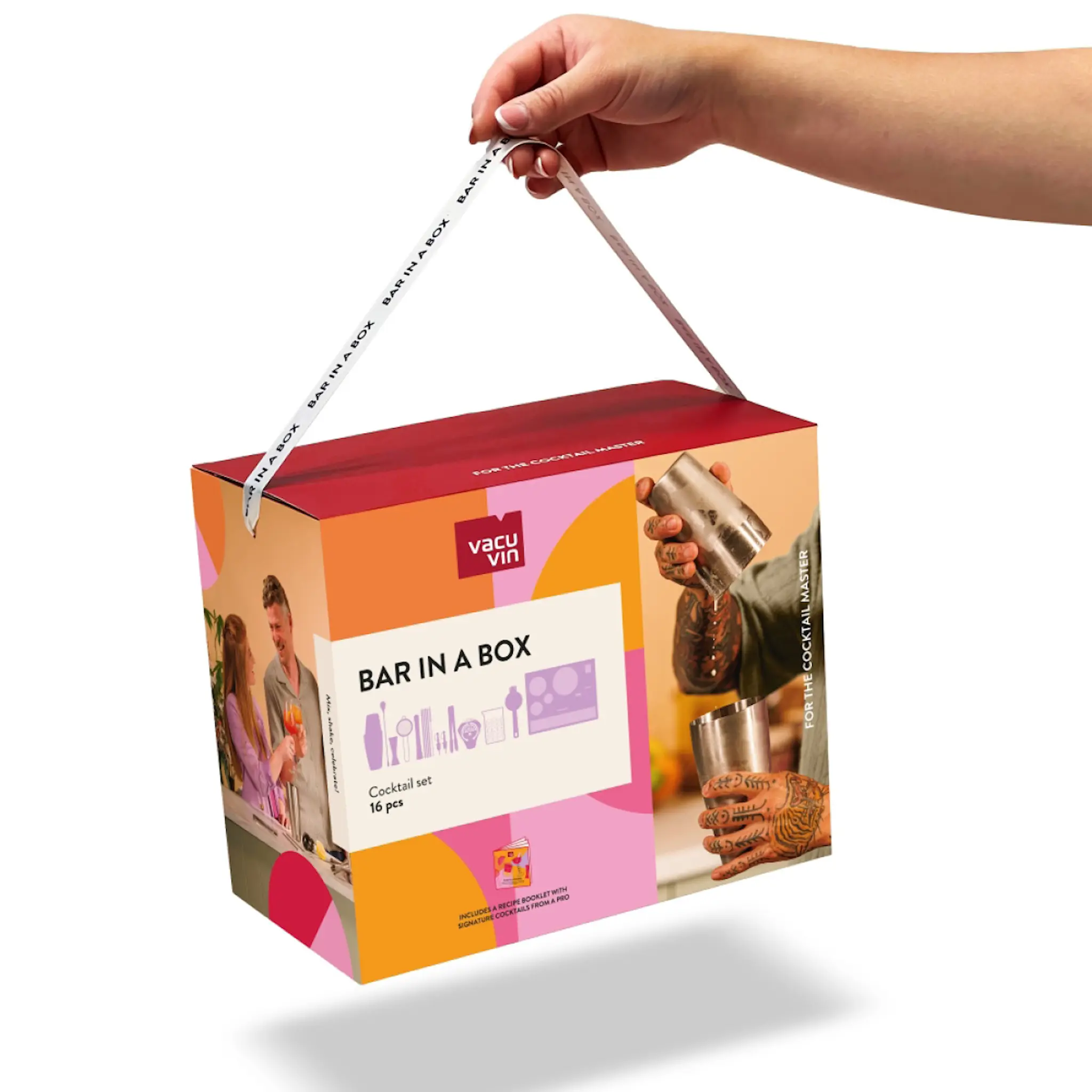 Vacu Vin Master bar in a box cocktailset 16 delar