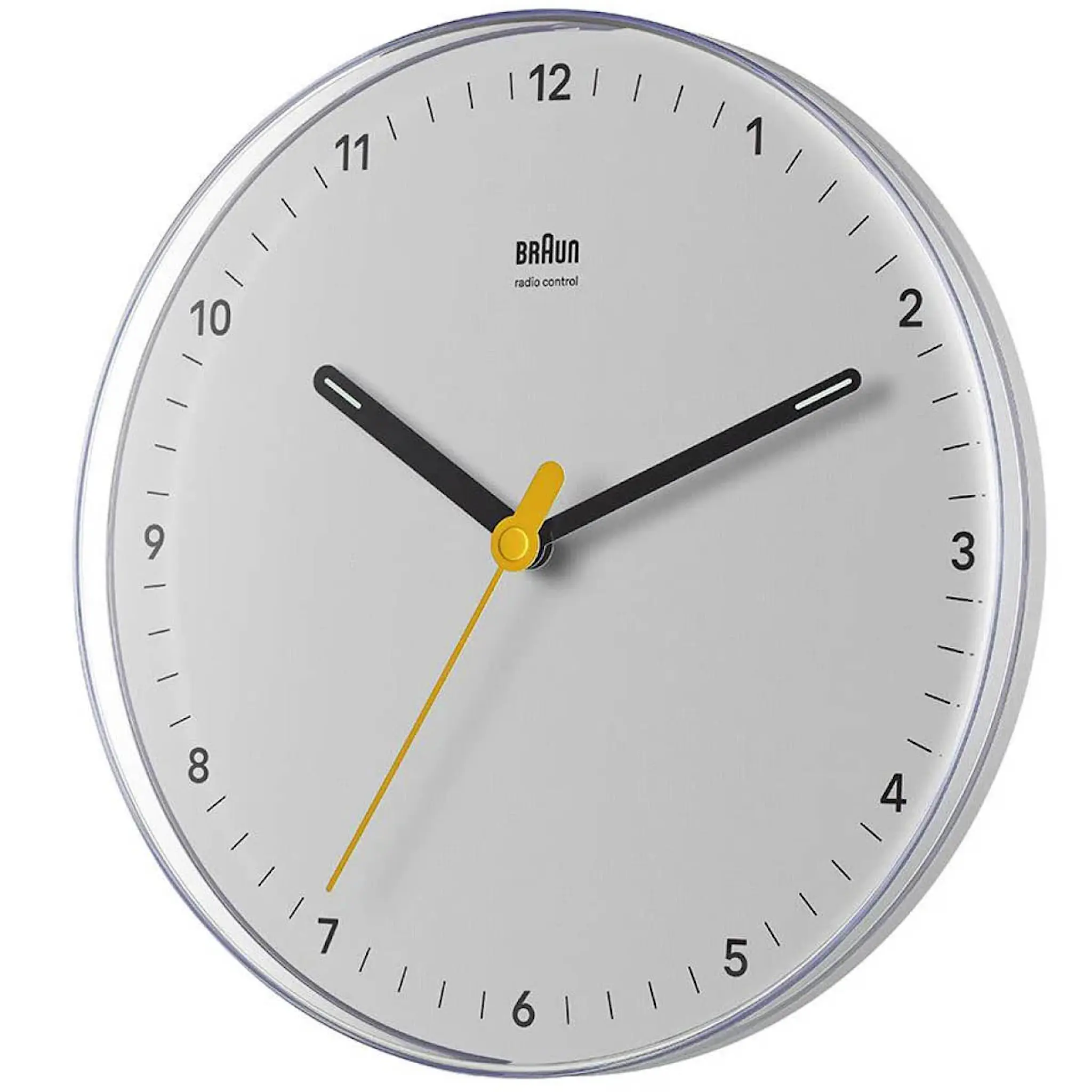 Braun Vegglokke analog 23 cm svart