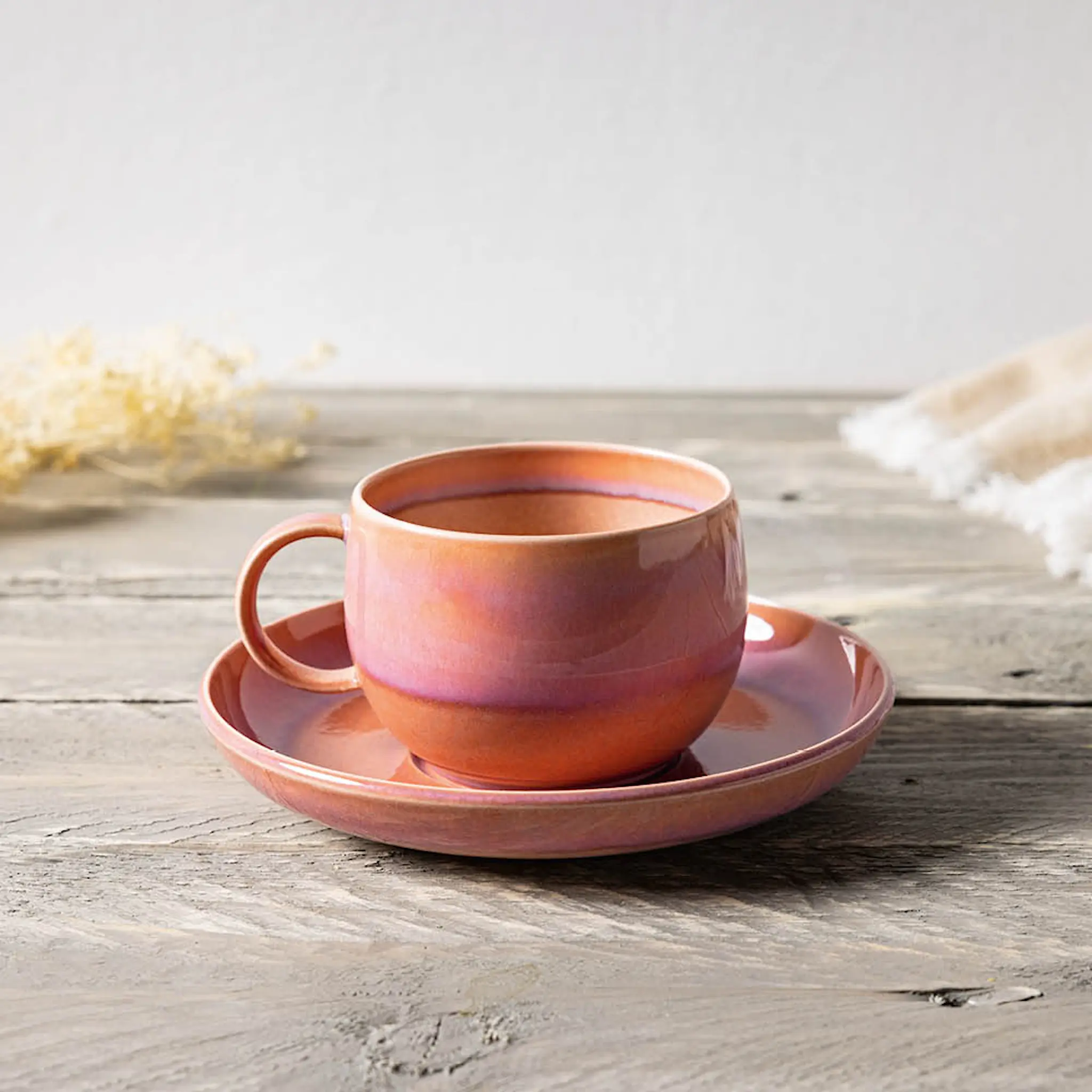 Villeroy & Boch Perlemor Coral Fat till Kaffekopp 16 cm Rosa