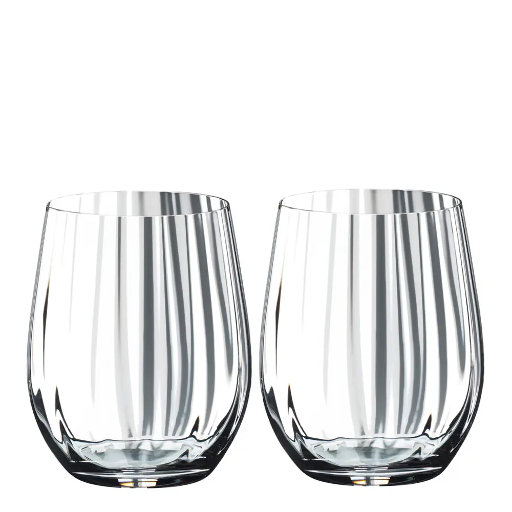 Bar tumbler whisky optical o whiskyglass 2 stk