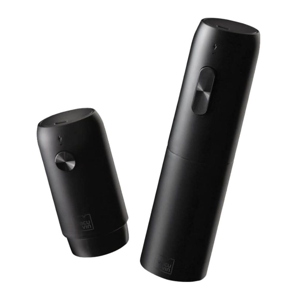 Vacu Vin Elektrisk vinöppnare 23x15 cm 2-pack svart