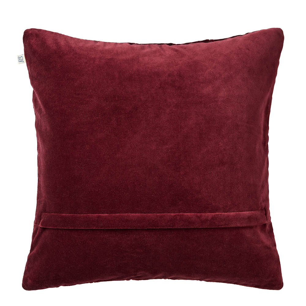 Chhatwal & Jonsson Deva kuddfodral sammet 50x50 cm Ruby