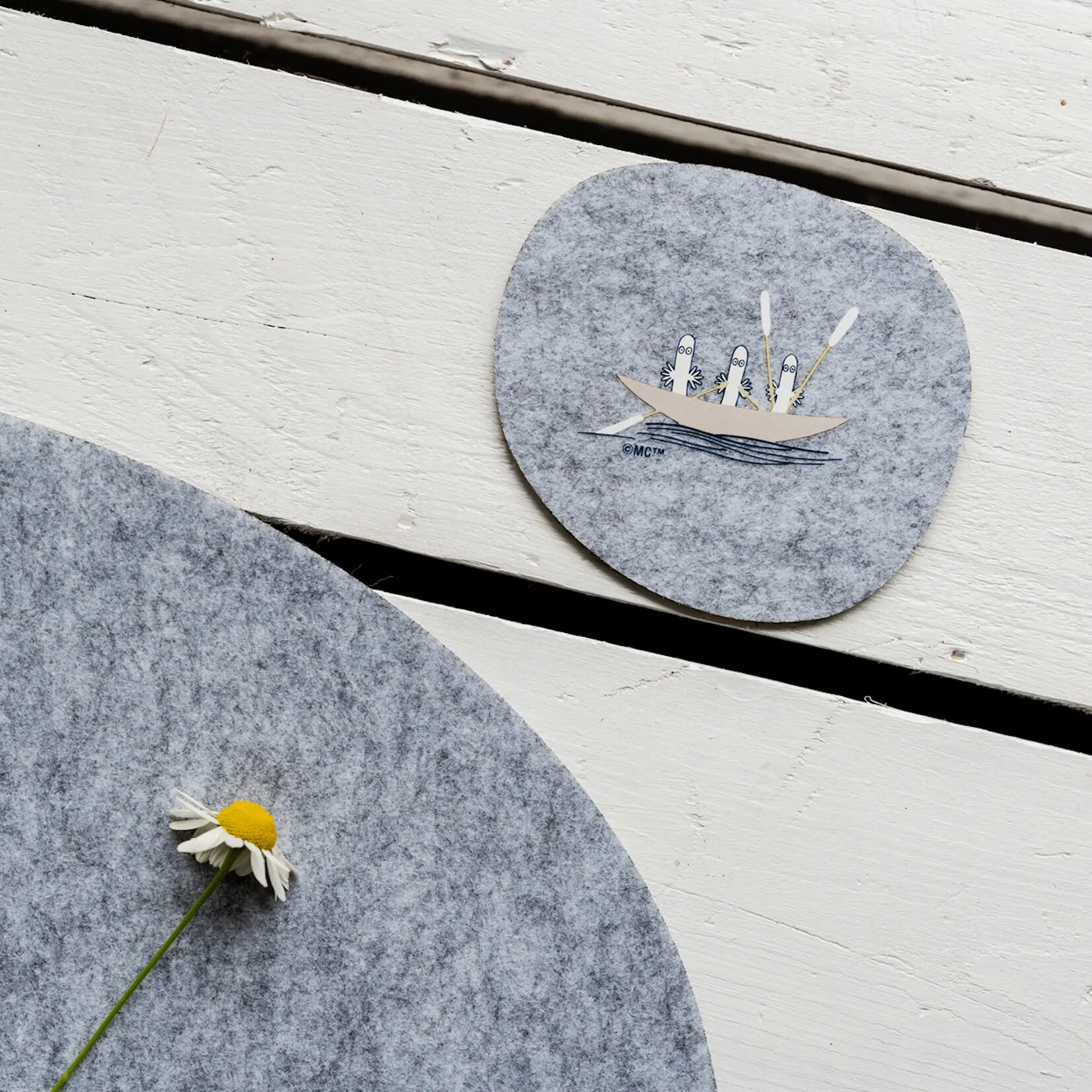 Muurla Mumin glasunderlägg 4-pack sjömän