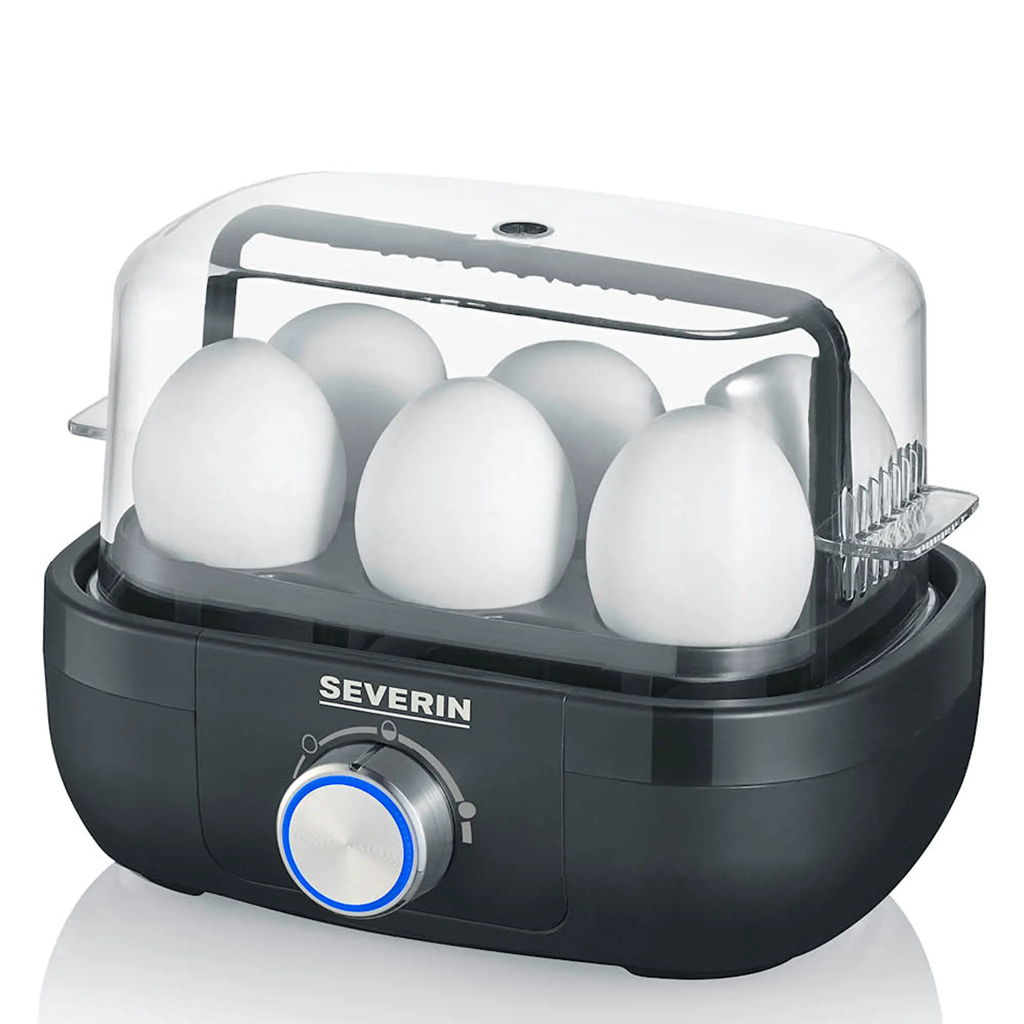 Severin Äggkokare EK3166 med elektronisk styrning 6 ägg svart