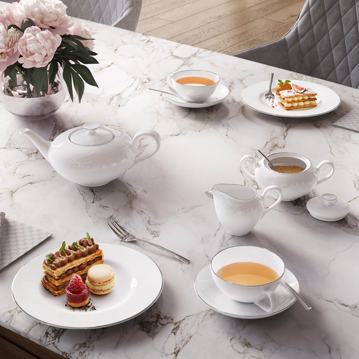 Villeroy & Boch Anmut Platinum tekopp 20 cl