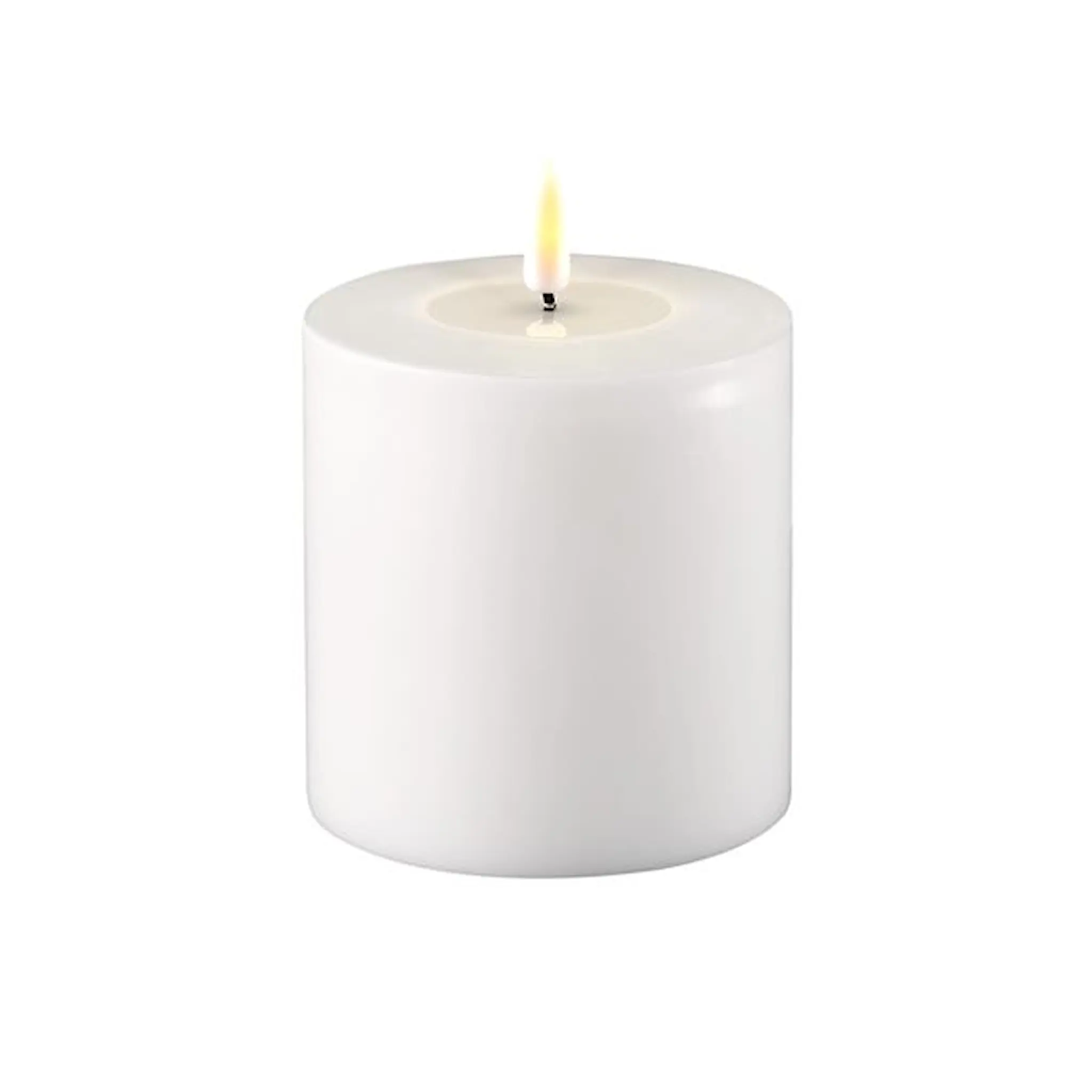 DeluxeHomeart Led Blockljus 10x10 cm Vit
