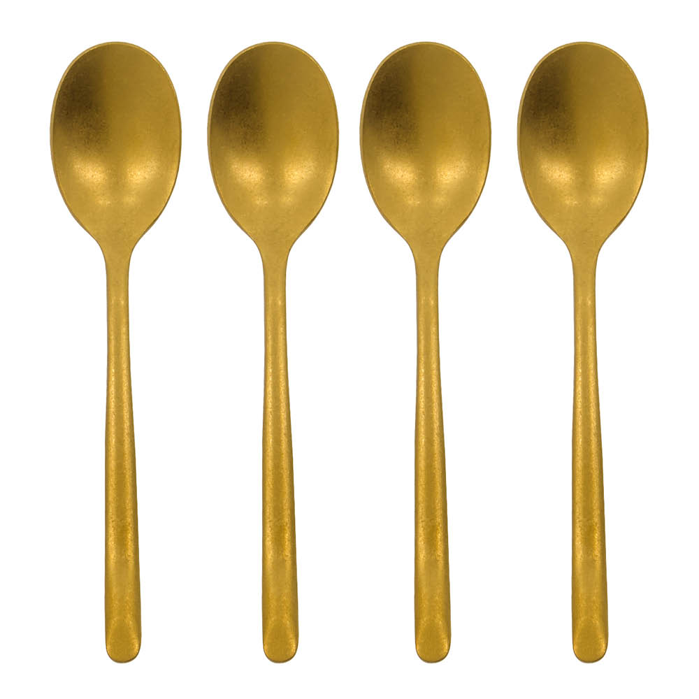 Nicolas Vahé Teelusikka 14 cm 4 kpl Kulta
