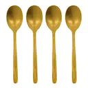 Tesked 14 cm 4-pack antik guldfinish