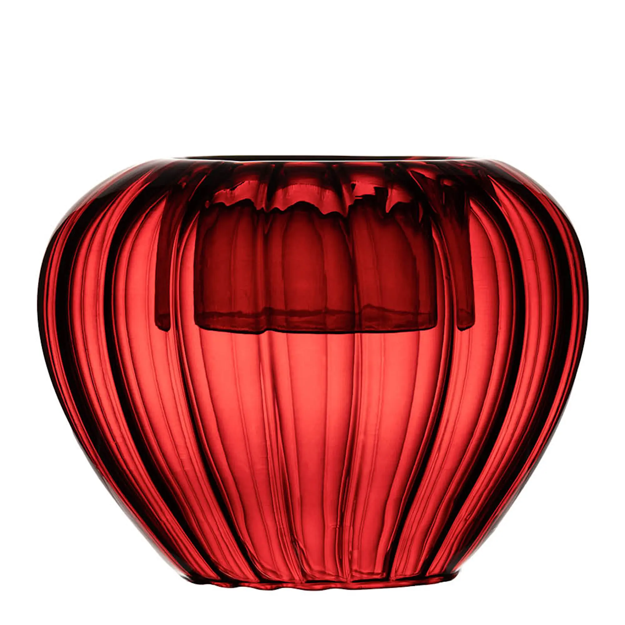 Magnor Hazel Ruby lyslykt 12 cm rød