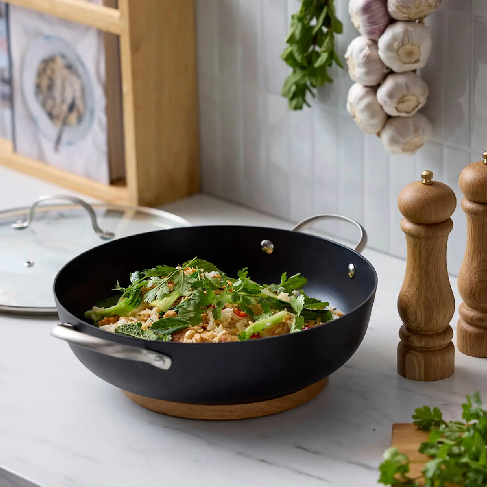 Pillivuyt Gourmet Douron gryteunderlag 20 cm eik
