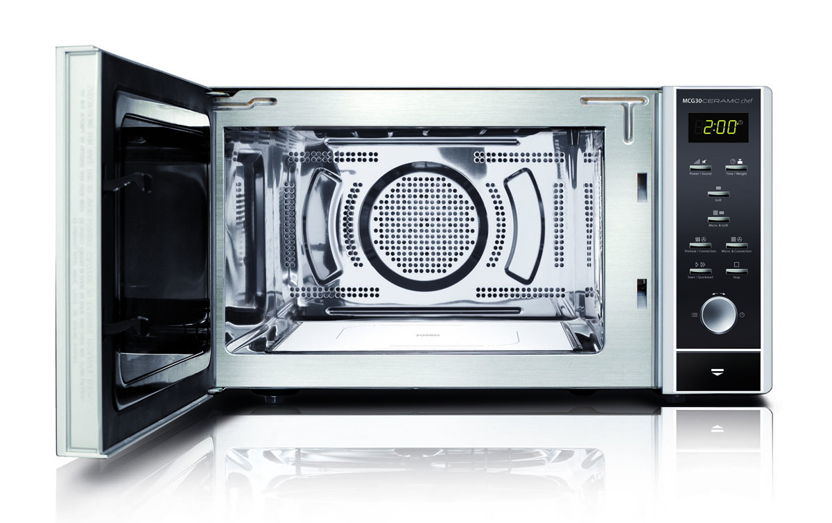 Caso Mikroaaltouuni Ceramic Chef Hopea/Musta