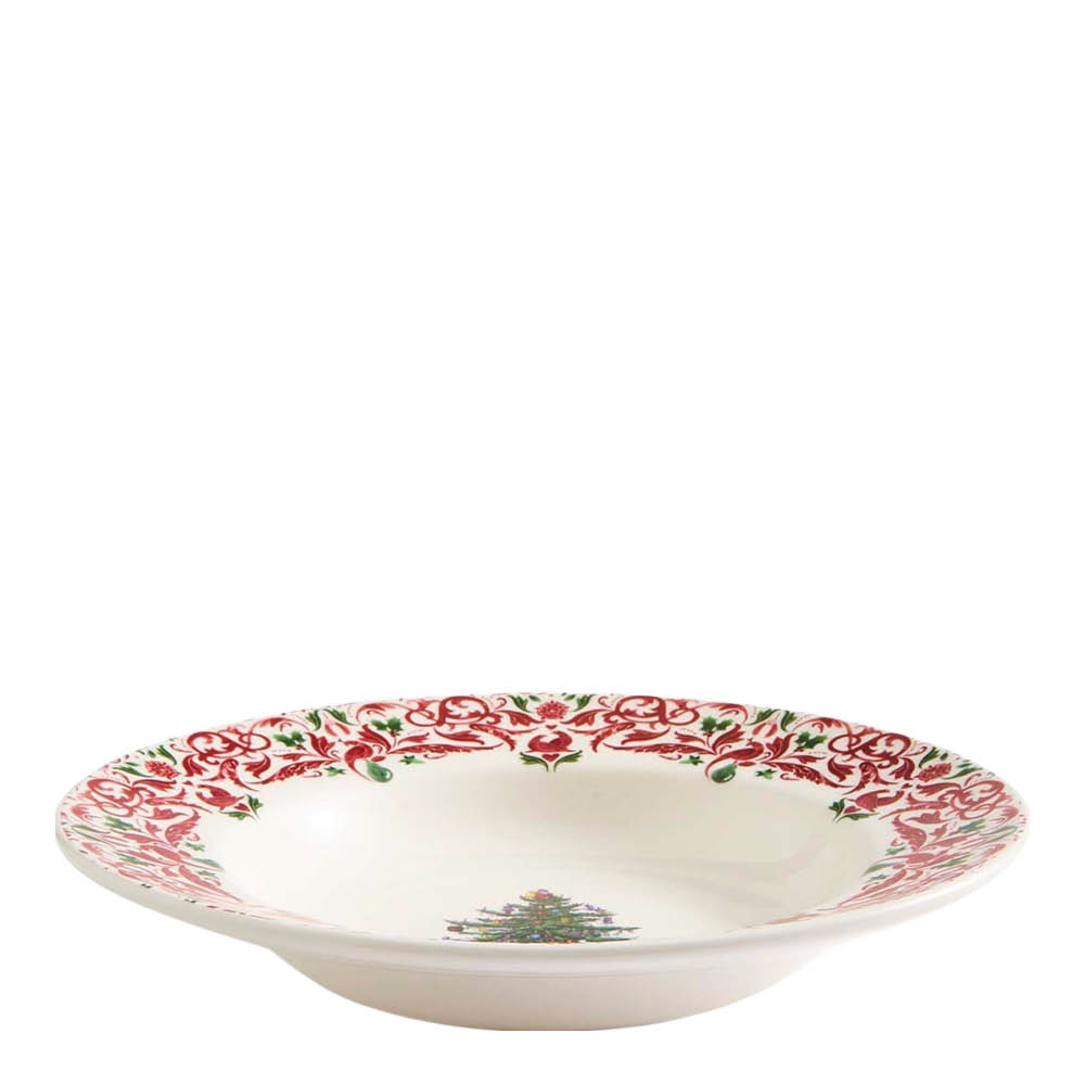 Spode Christmas Tree Yuletide sopptallrik 23 cm