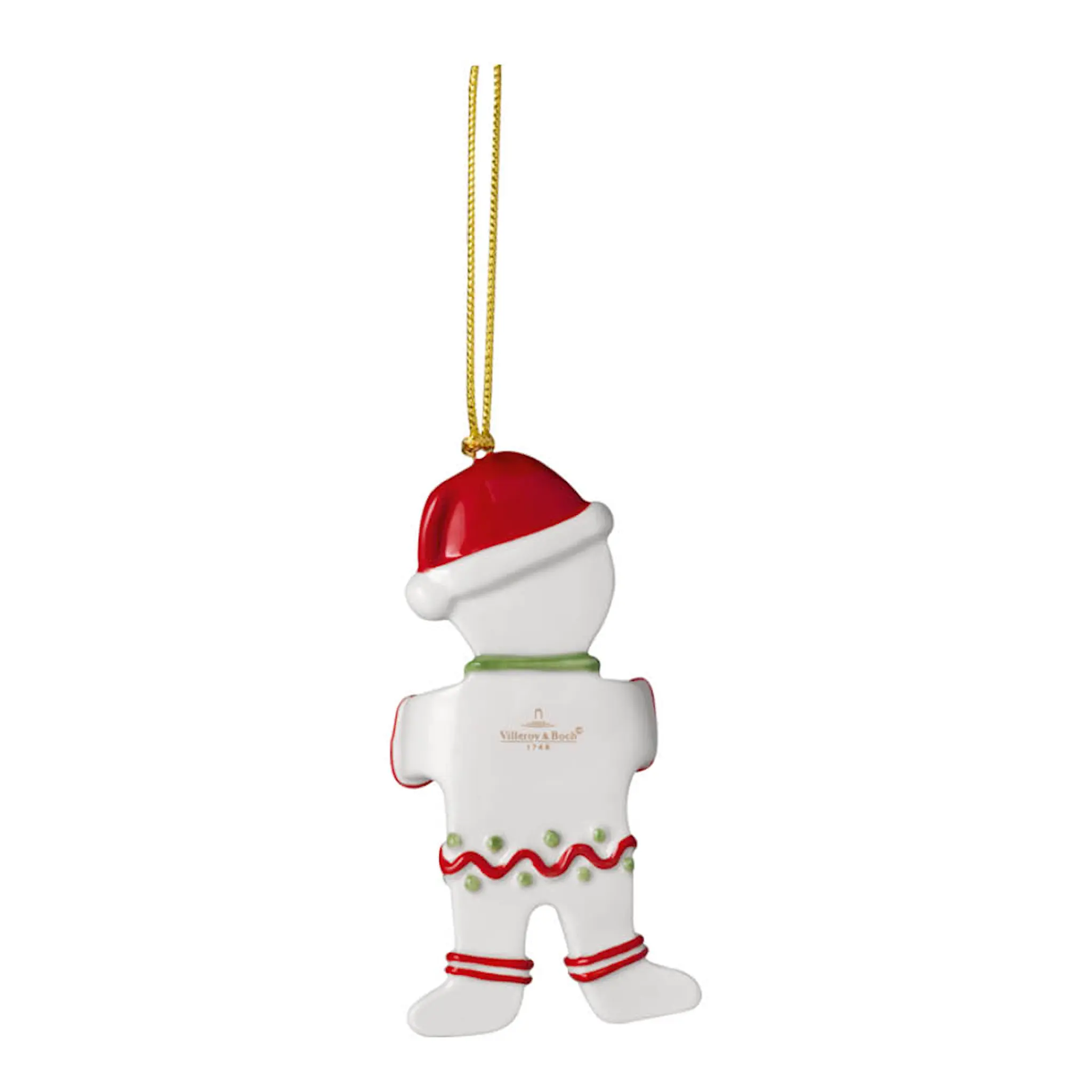 Villeroy & Boch Christmas Classic 2025 julgranspynt pepparkaksgubbe 3 cm