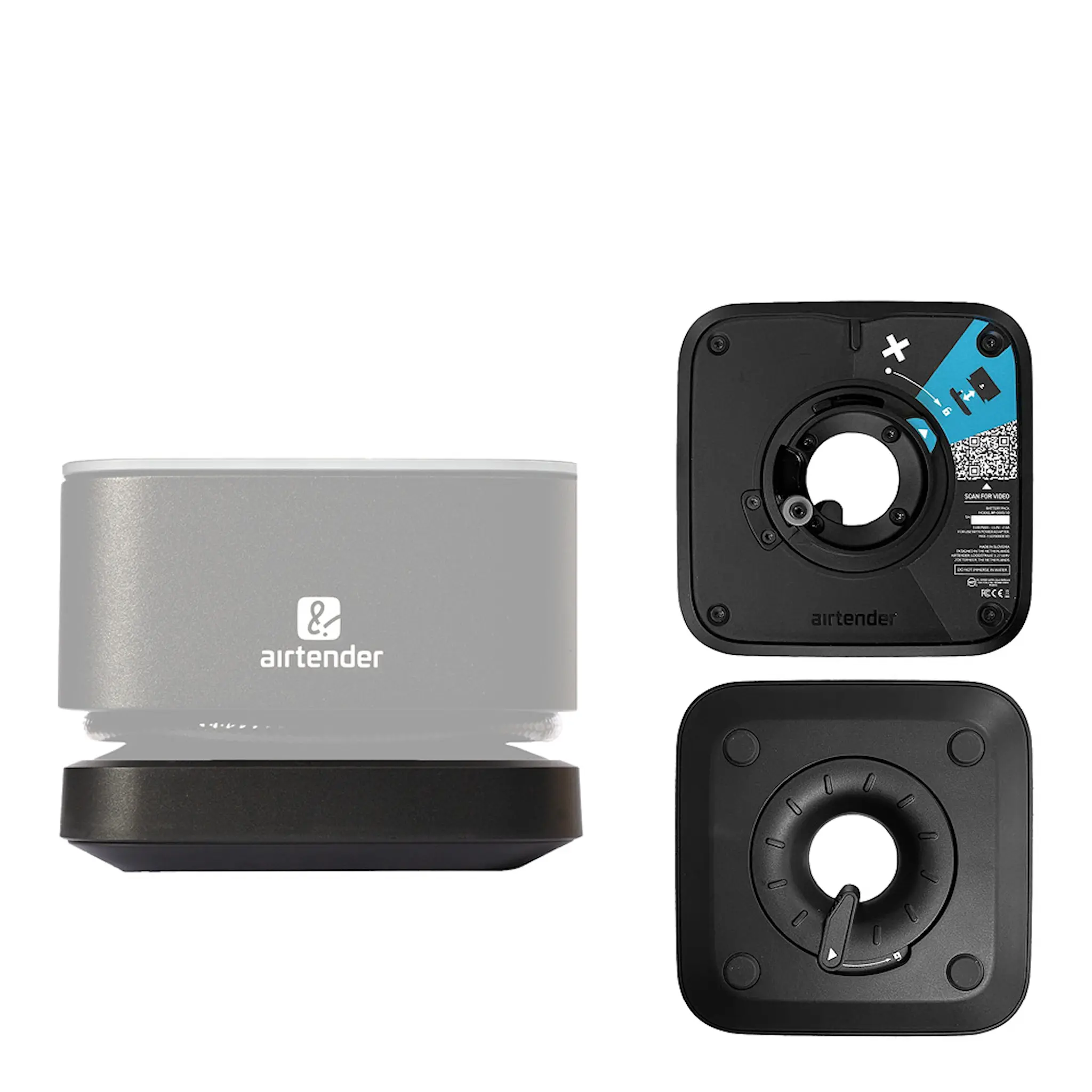 Airtender Batteripack svart