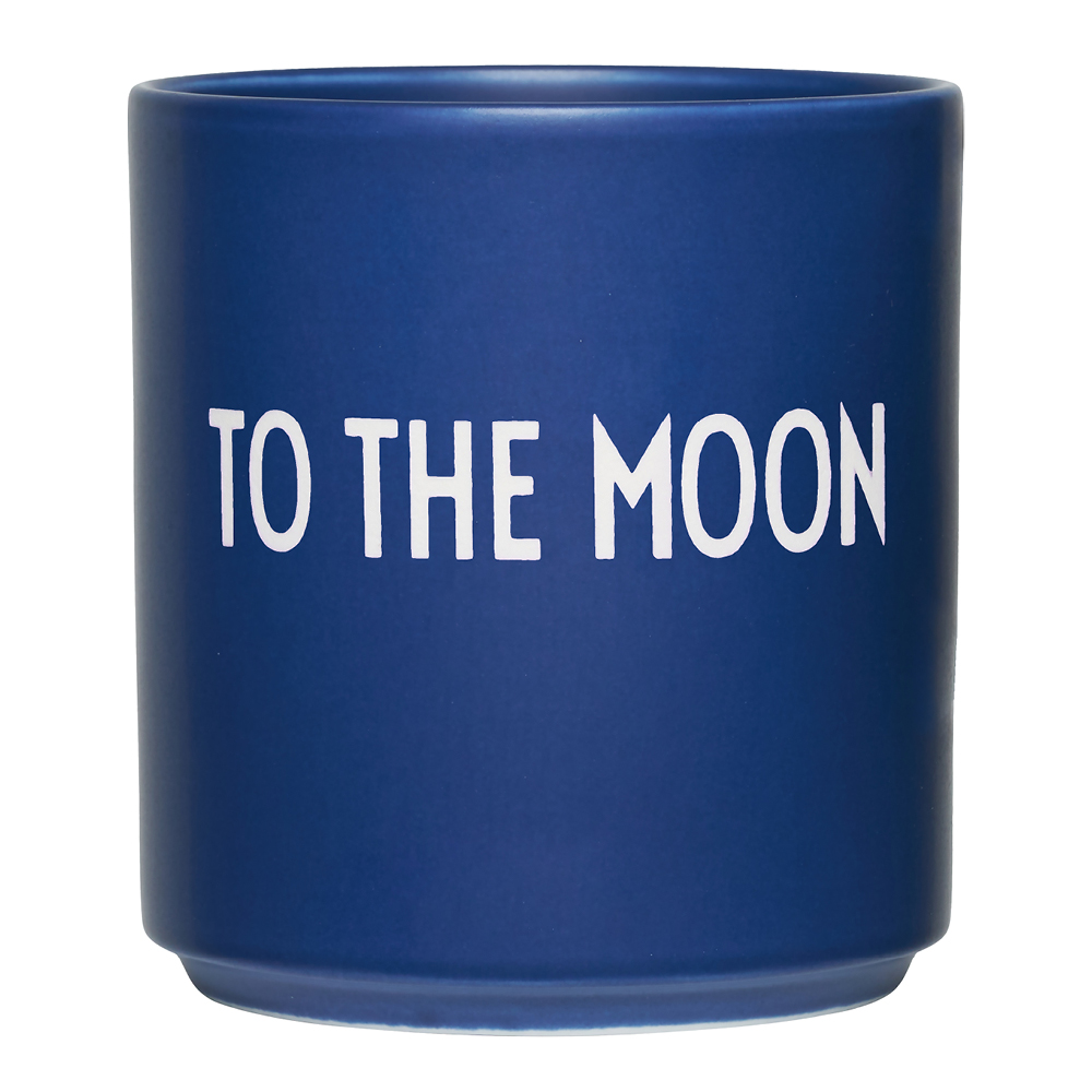 Design Letters - Favourite Muki To the moon 25 cl Midnight Blue