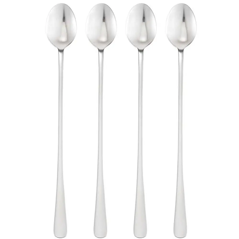 Classic teskje 4 stk lang 22cm stål