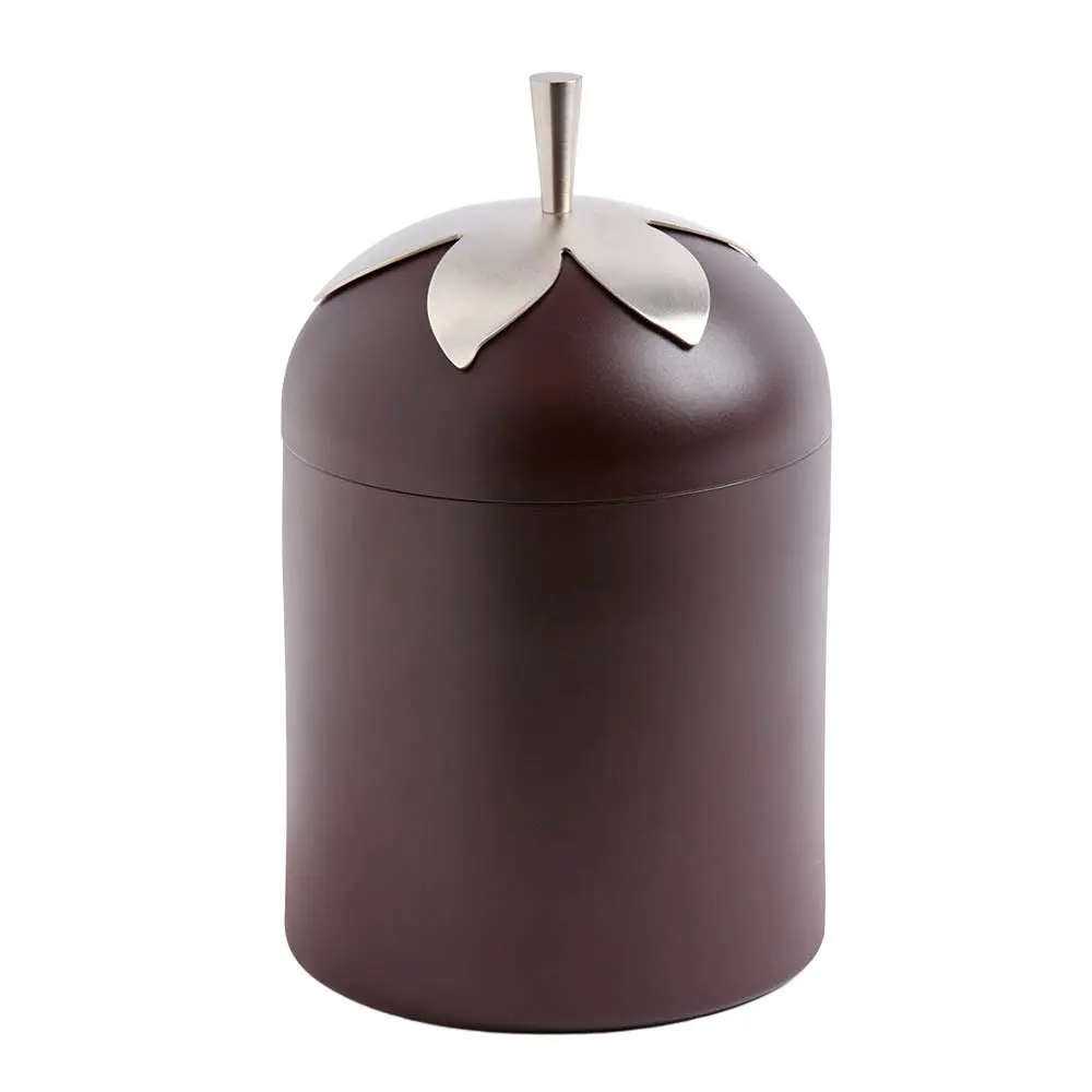 Bladboks med skje 21,5 cm brun