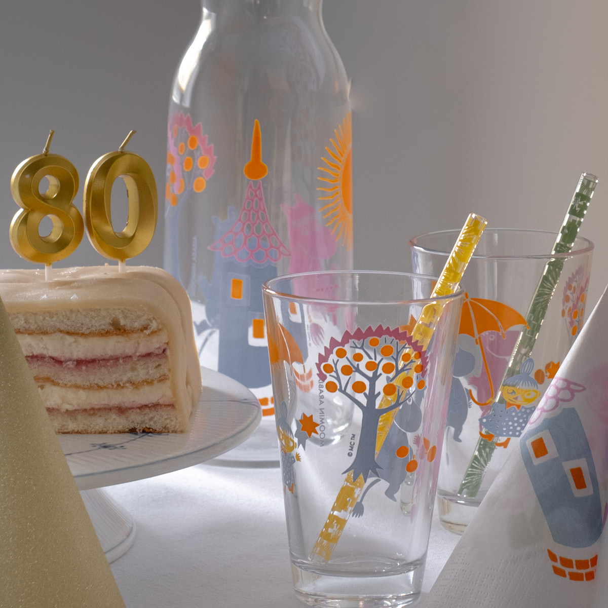 Modern House Muumi Juhlat Pilli 6 kpl Keltainen