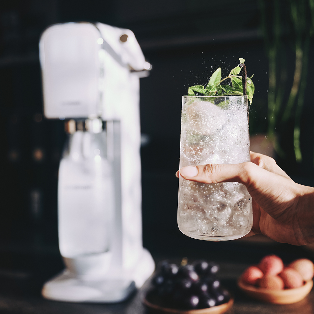 Sodastream Art™ Hiilihapotuslaite & Hiilidioksidisylinteri 43 cm Valkoinen