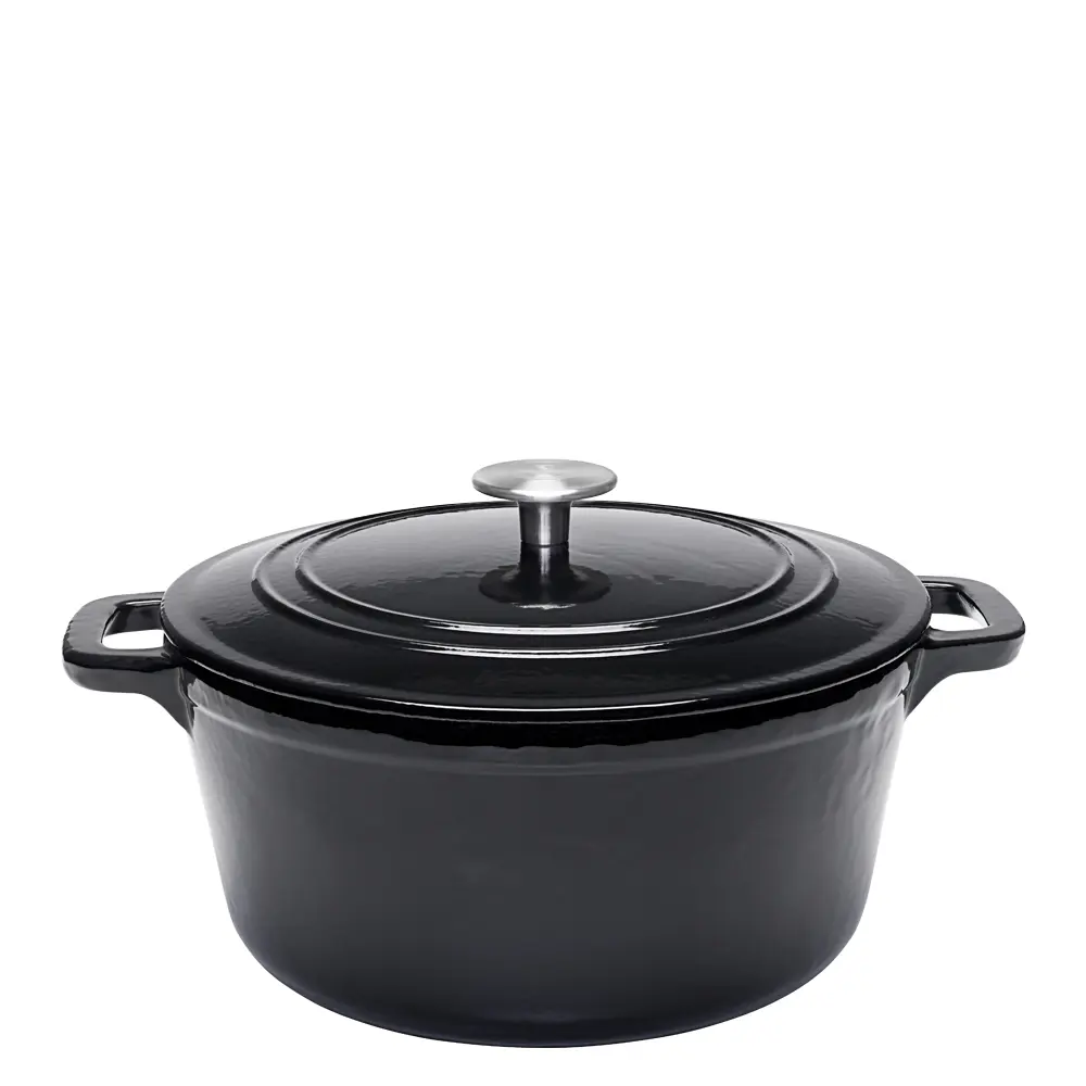 Stenfors Valurautapata pyöreä 4,4 L Musta