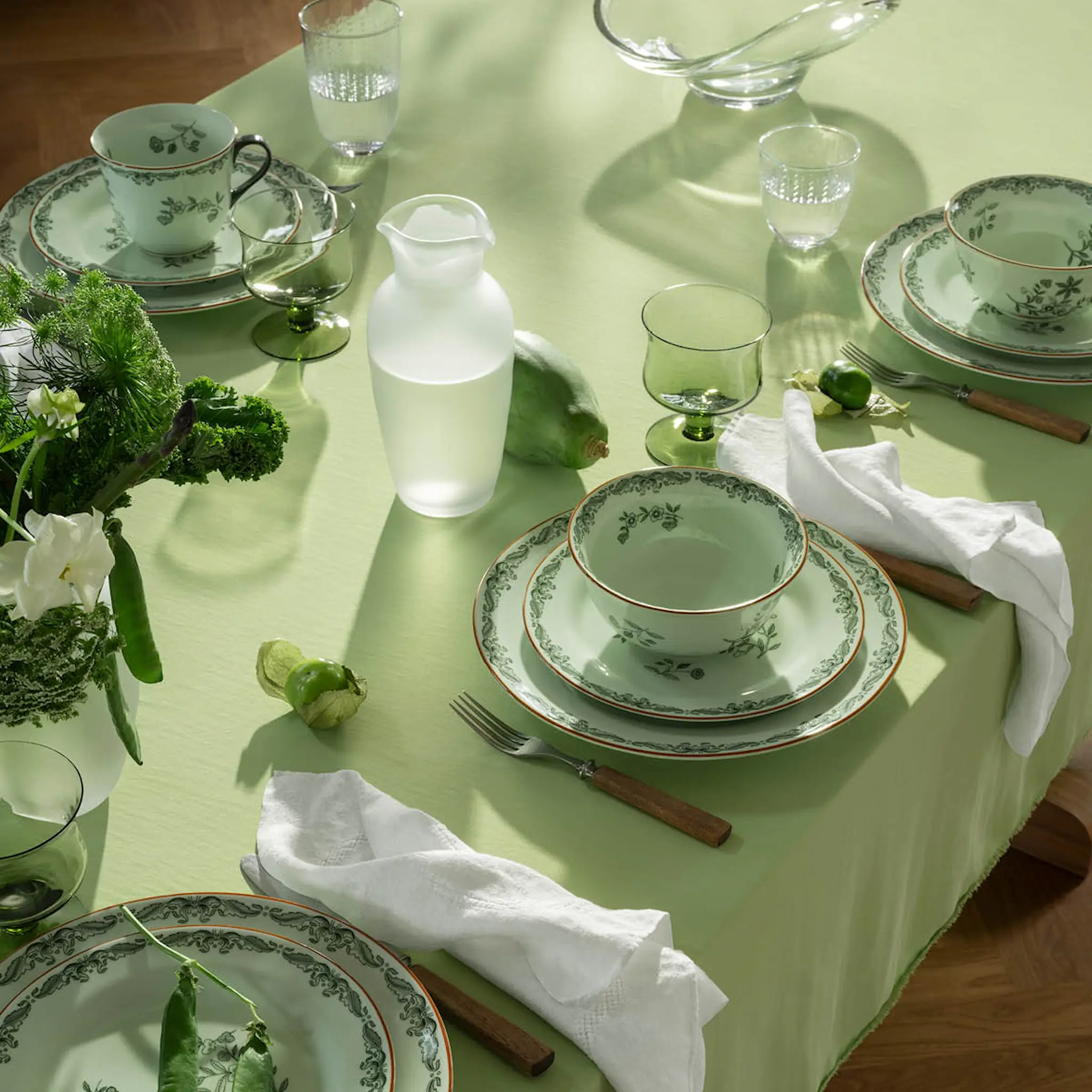 Rörstrand Ostindia Grön tallrik 27 cm