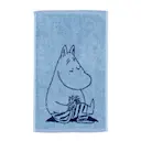 Mumin handduk 30x50 cm Mumintrollet marinblå