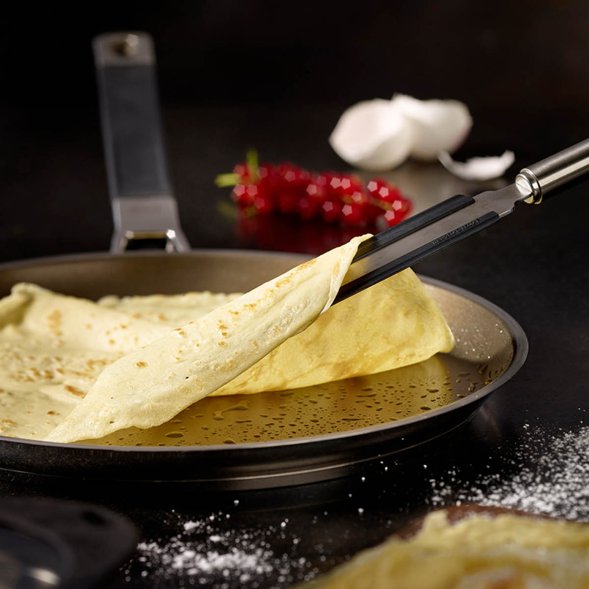 Rösle Stekespade rett 32 cm rustfritt stål/silikon