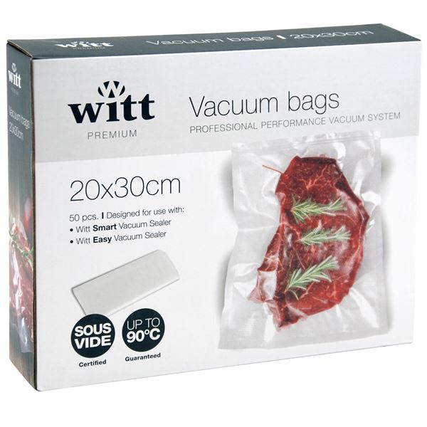 Witt - Premium Tyhjiöpakkauspussi 20x30cm 50 kpl