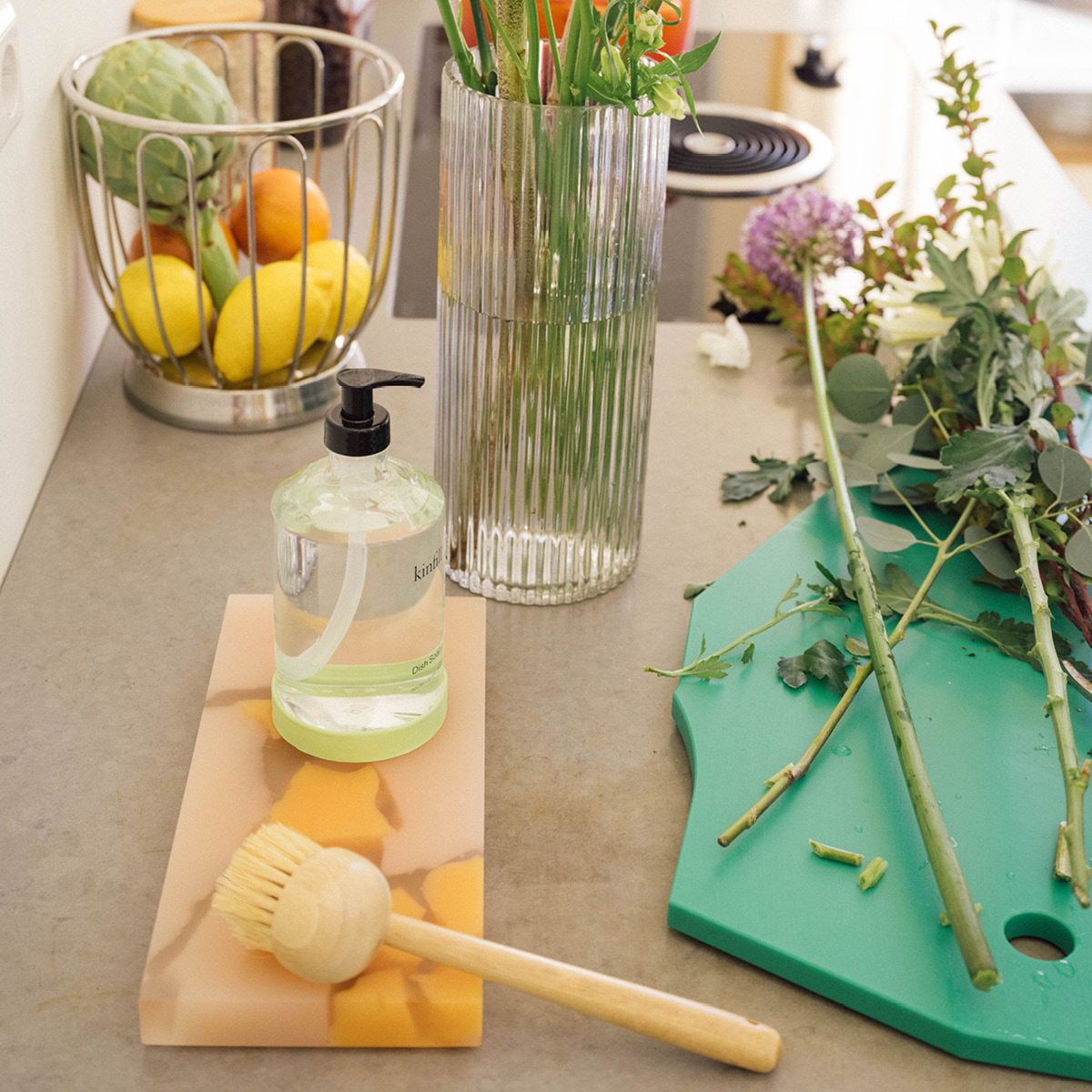 Kinfill Startkit diskmedel 500 ml lemon & basil