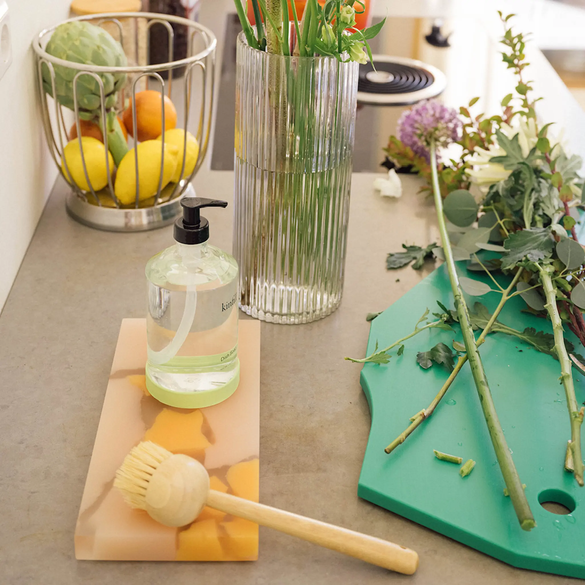 Kinfill Startkit diskmedel 500 ml lemon & basil